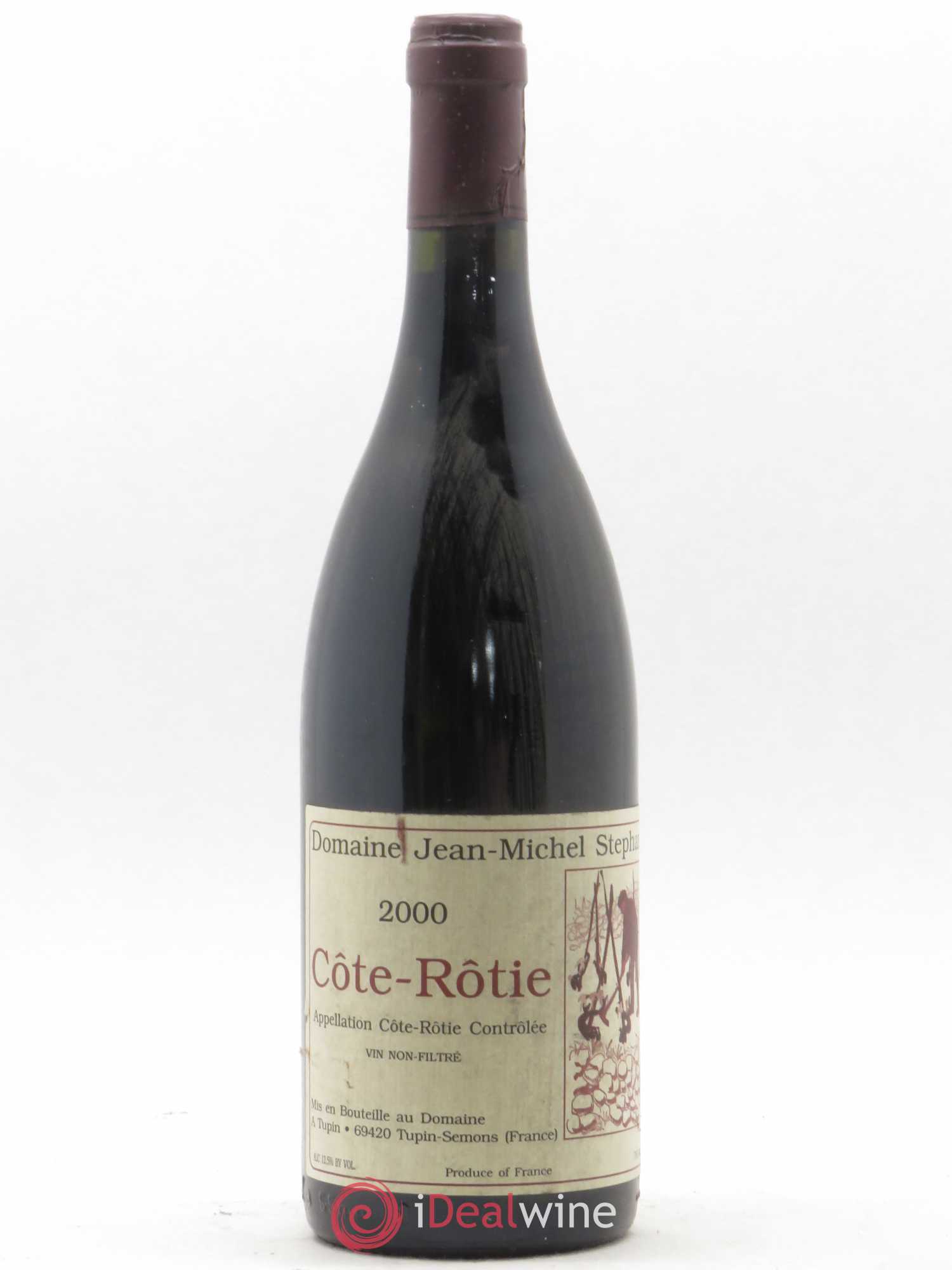 Côte-Rôtie Jean-Michel Stephan 2000 - Lot de 1 bouteille - 0