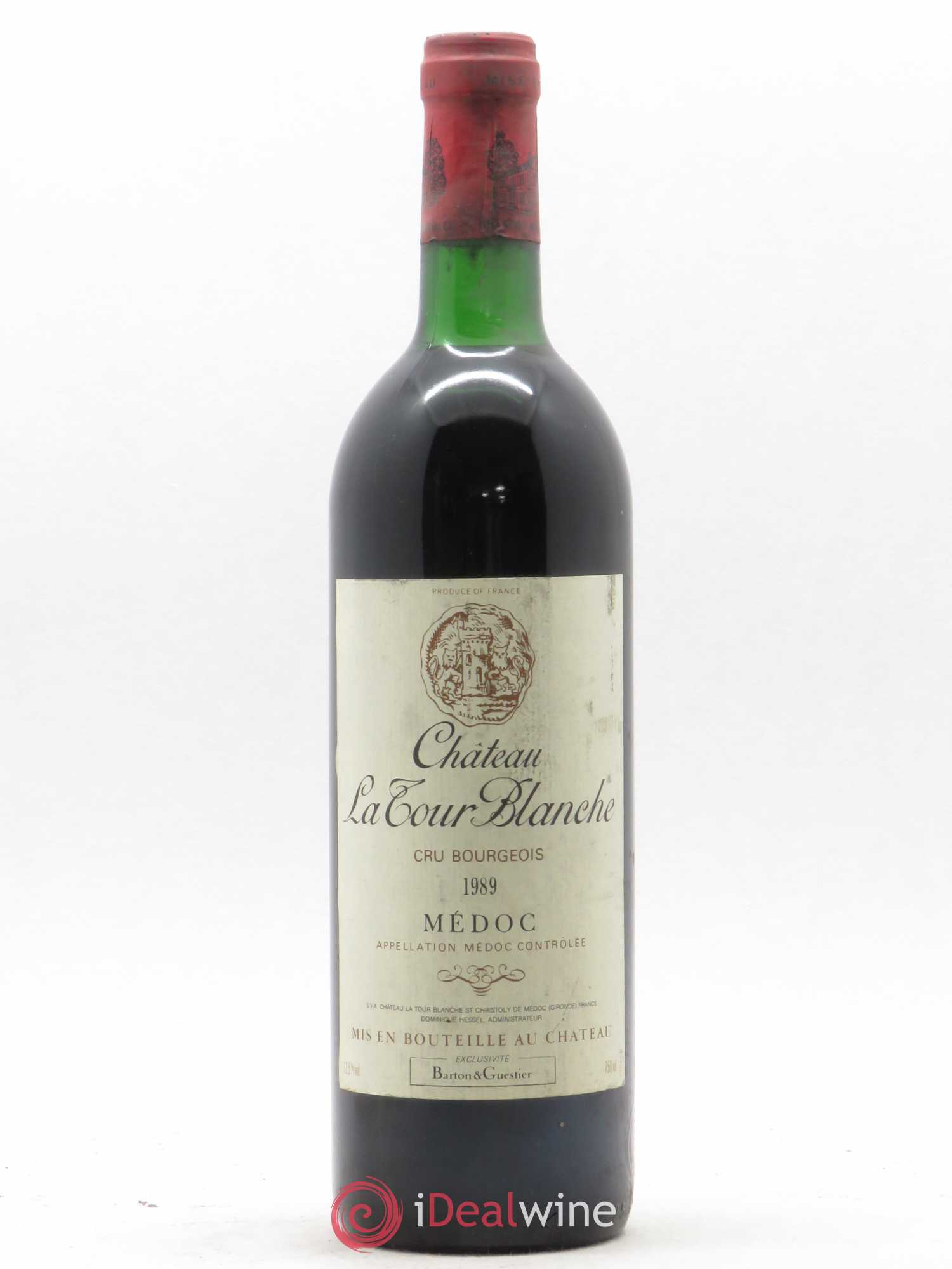 Château Tour Blanche Cru Bourgeois 1989 - Lot de 1 bouteille - 0