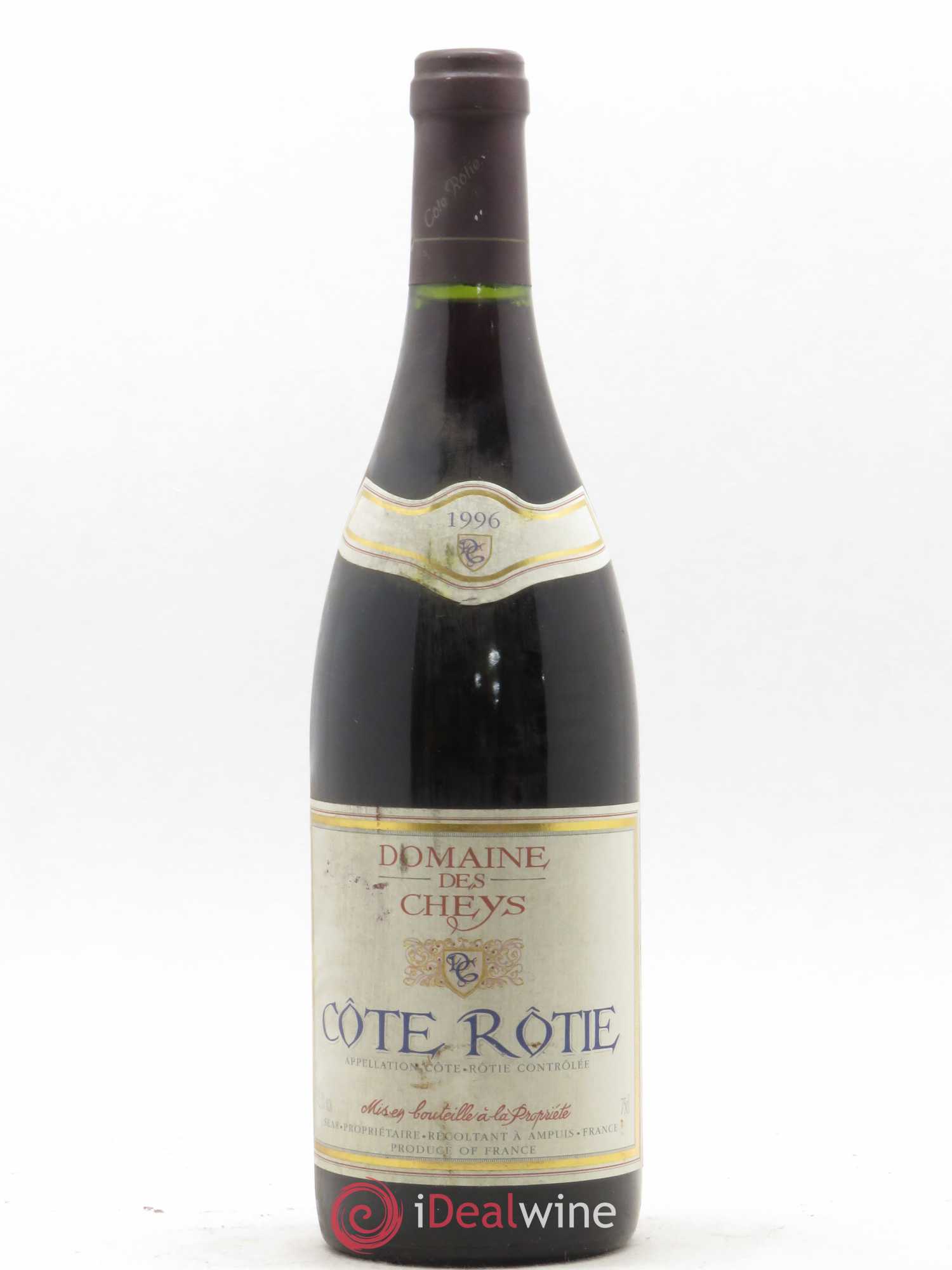 Côte-Rôtie Domaine des Cheys 1996 - Posten von 1 Flasche - 0