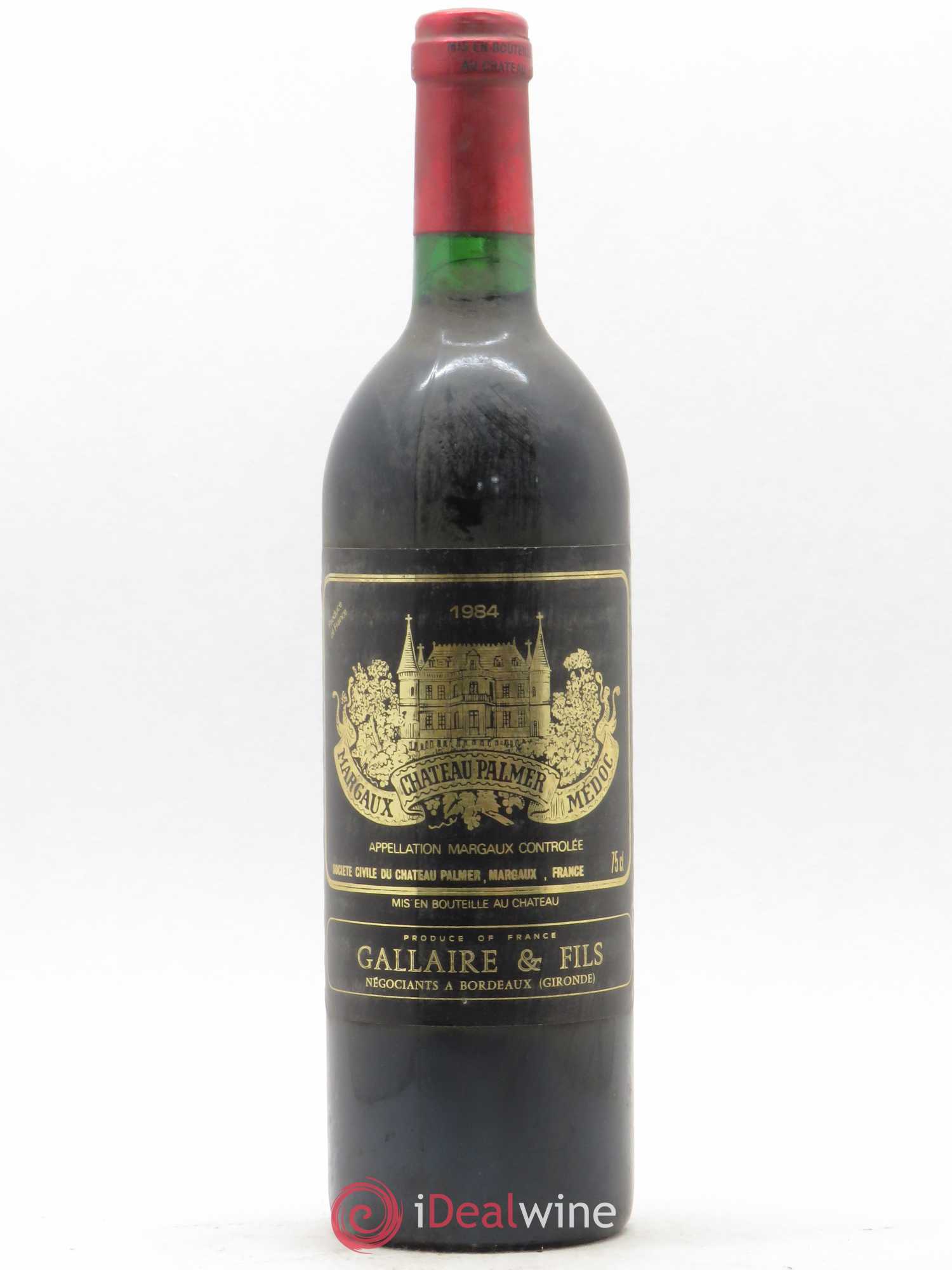 Château Palmer 3ème Grand Cru Classé 1984 - Lot de 1 bouteille - 0