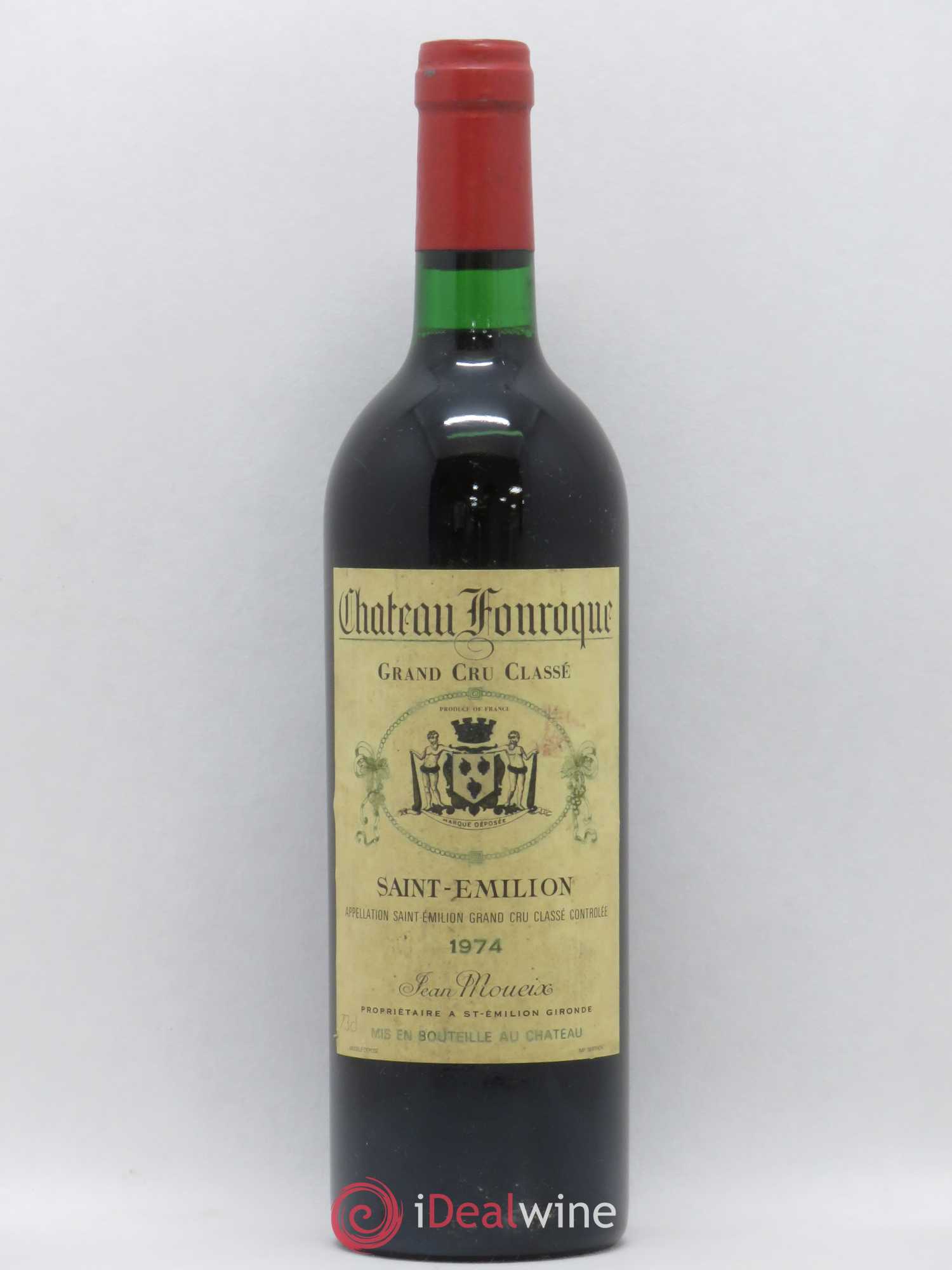 Château Fonroque Grand Cru Classé 1974 - Lot de 1 bouteille - 0