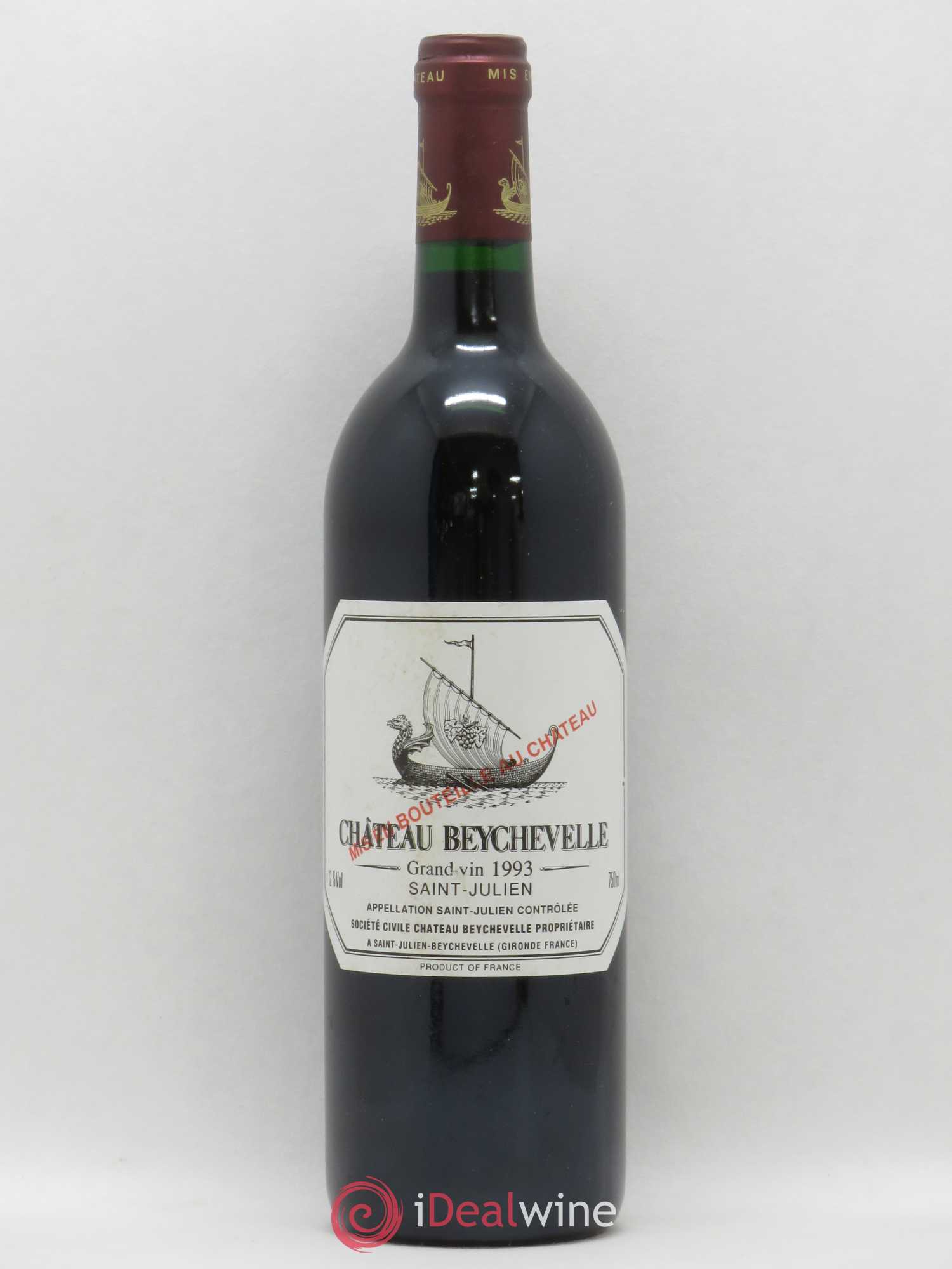 Château Beychevelle 4ème Grand Cru Classé 1993 - Lot de 1 bouteille - 0