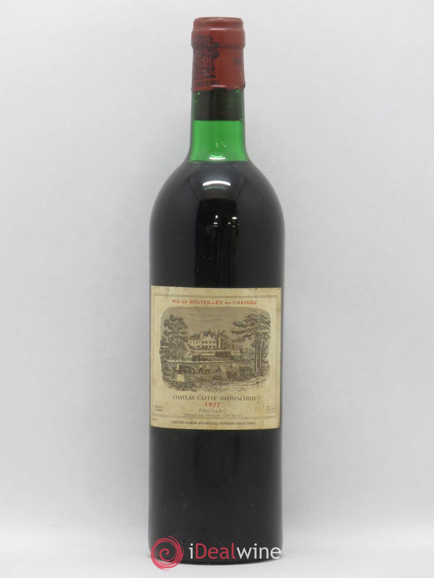 Château Lafite Rothschild 1er Grand Cru Classé 1977 - Lot de 1 bouteille - 0