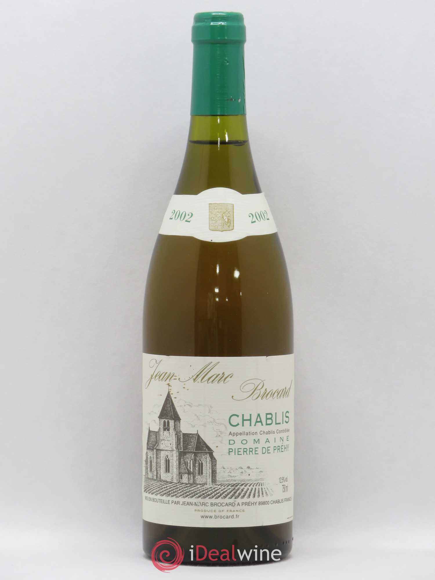 Chablis Domaine Pierre de Prehy 2002 - Posten von 1 Flasche - 0