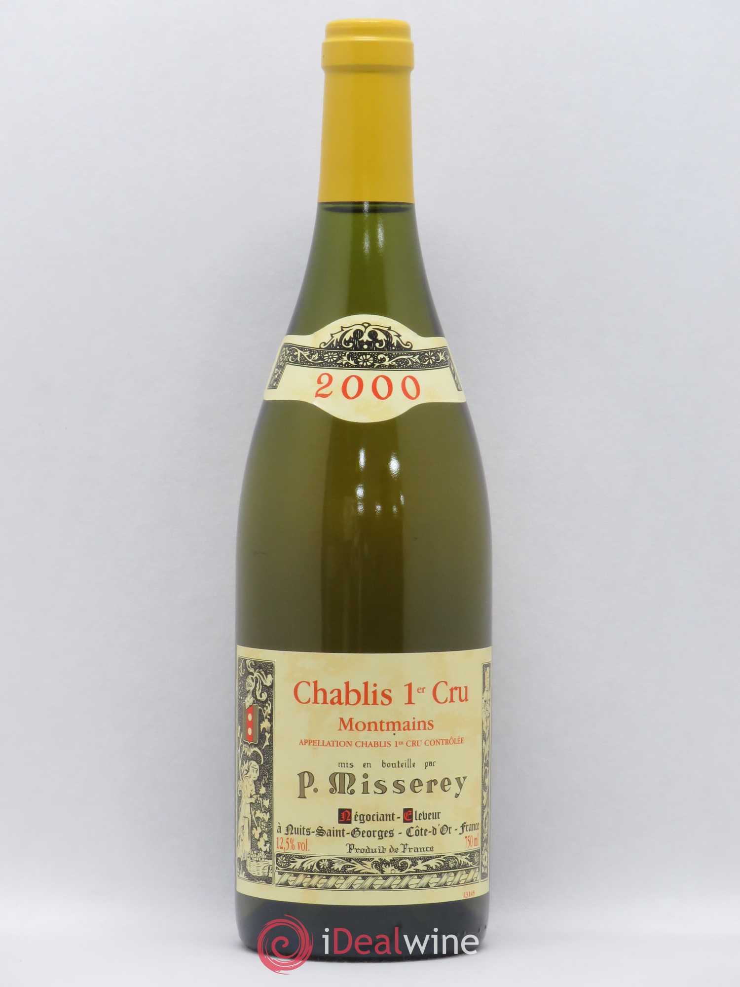 Chablis 1er Cru Montmains Domaine Misserey 2000 - Posten von 1 Flasche - 0
