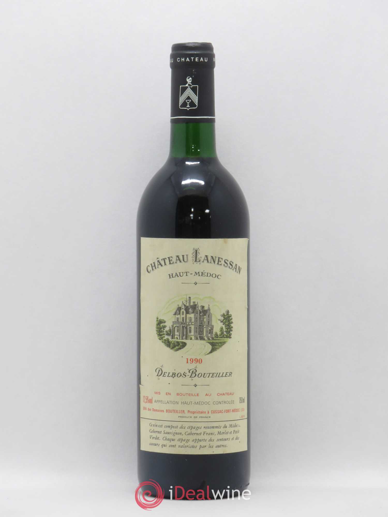 Château Lanessan Cru Bourgeois 1990 - Lot de 1 bouteille - 0