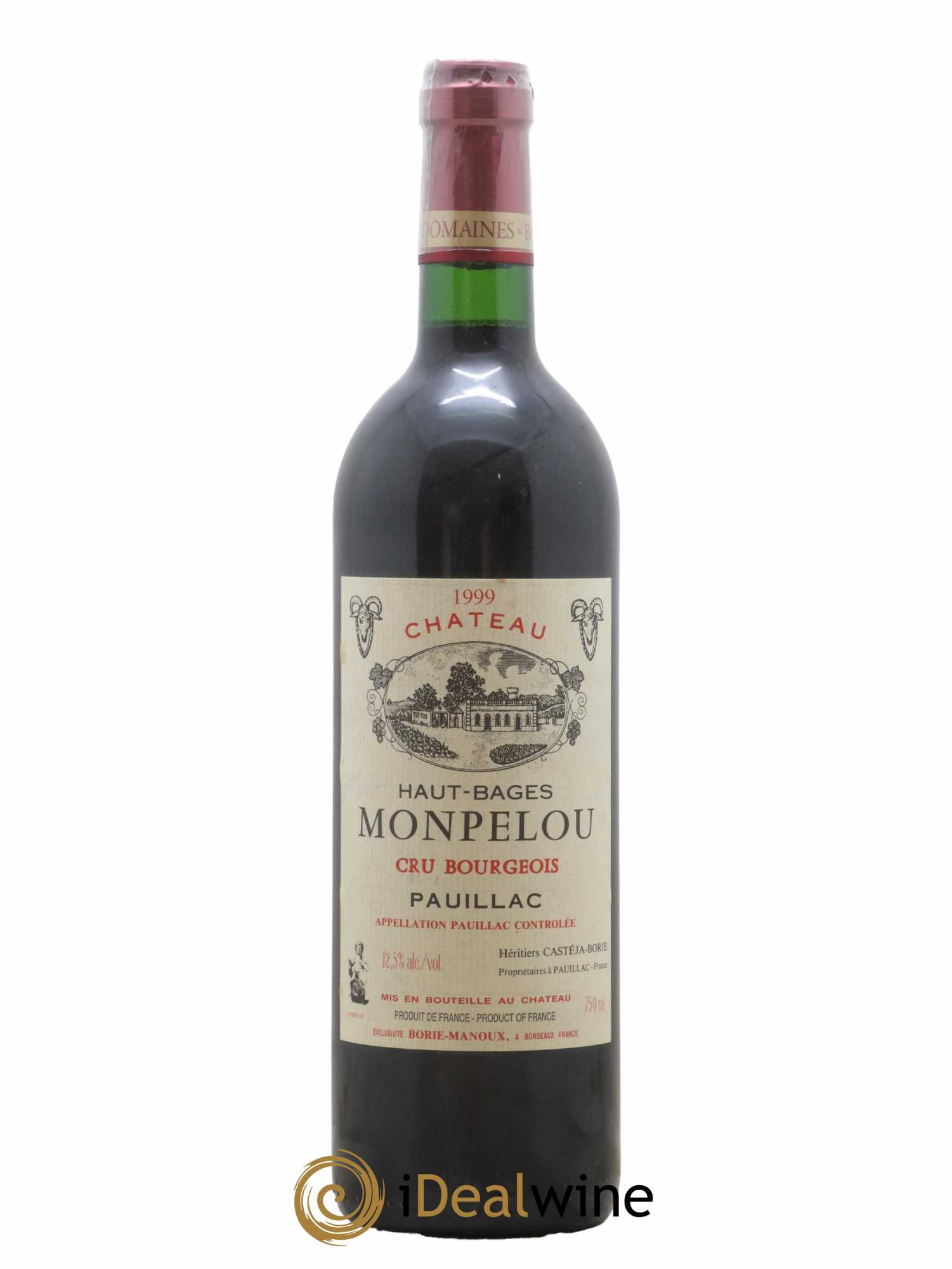 Château Haut Bages Monpelou Cru Bourgeois 1999 - Posten von 1 Flasche - 0