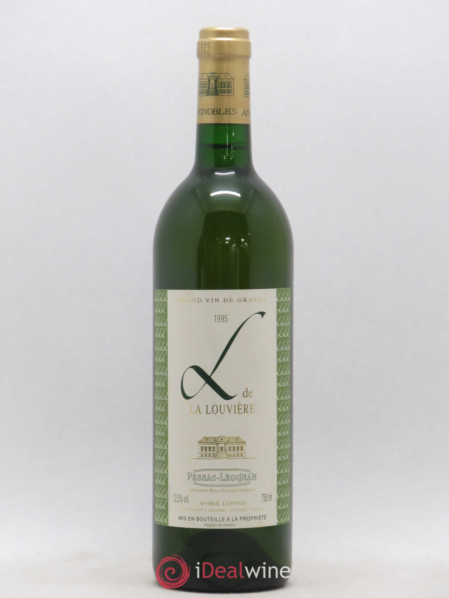 Pessac-Léognan L de La Louvière 1995 - Lot de 1 bouteille - 0