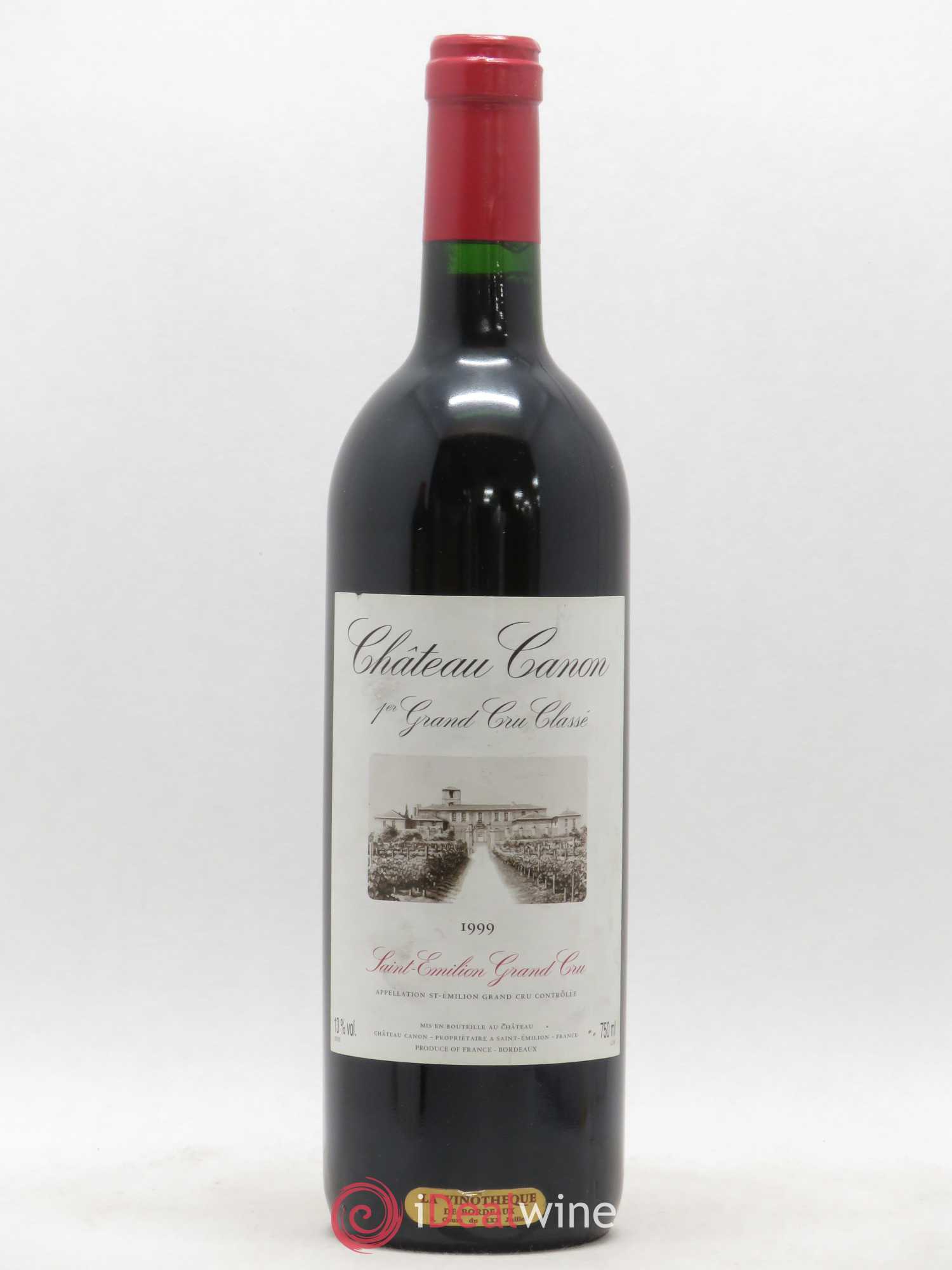 Château Canon 1er Grand Cru Classé B 1999 - Lot de 1 bouteille - 0