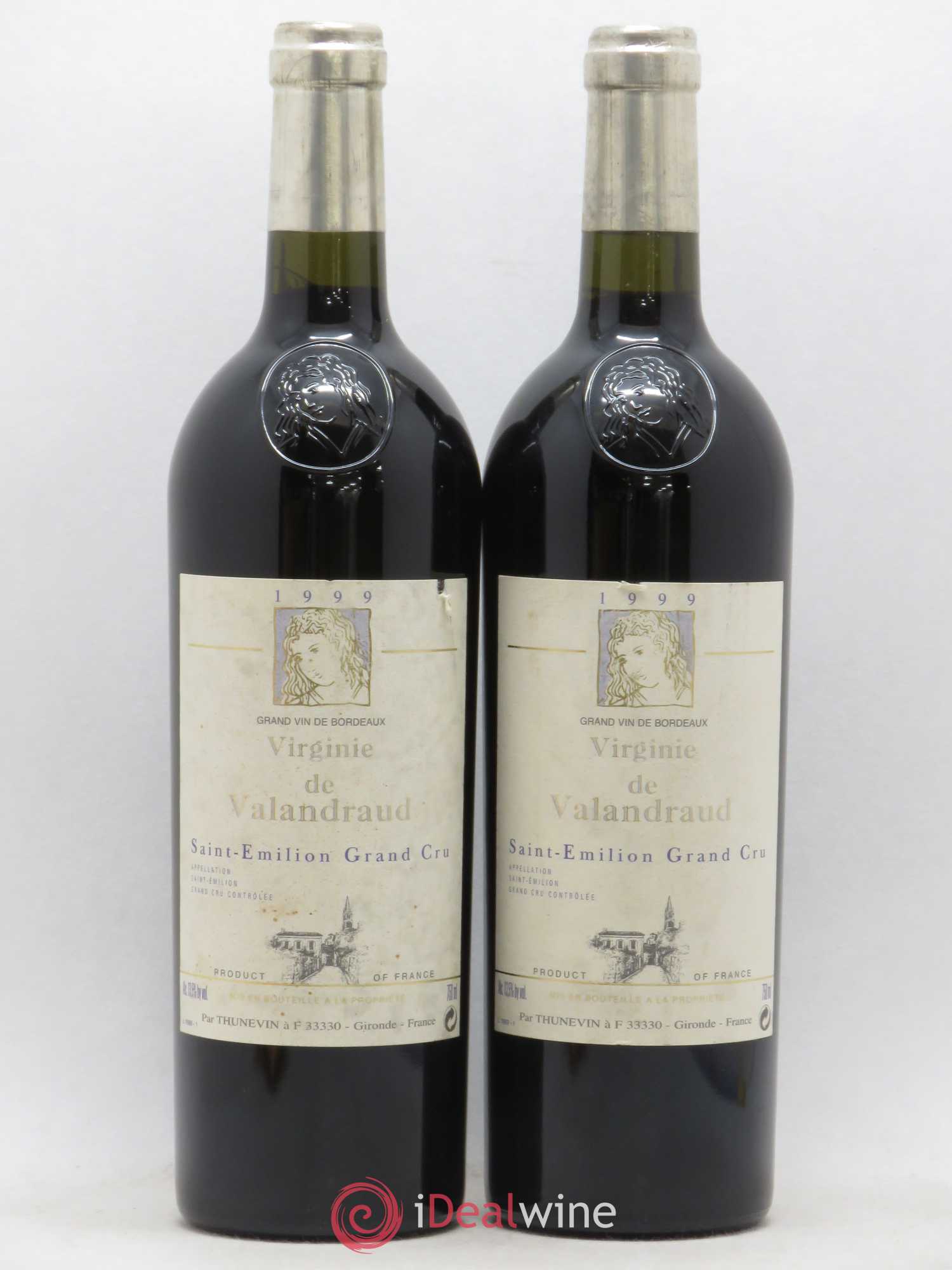 Virginie de Valandraud 1999 - Lot de 2 bouteilles - 0