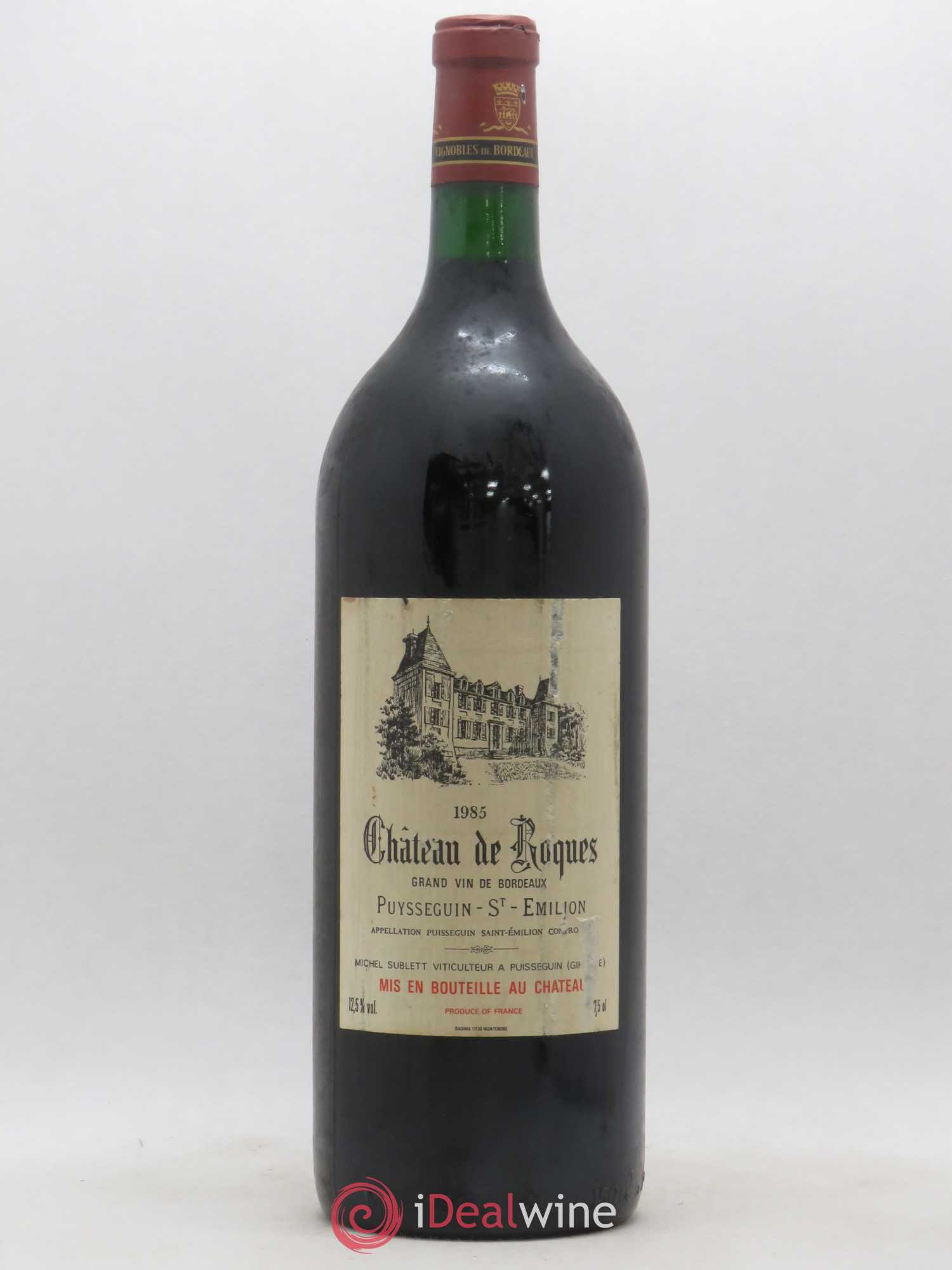 Puisseguin Saint-Émilion Château de Roques 1985 - Lot de 1 magnum - 0