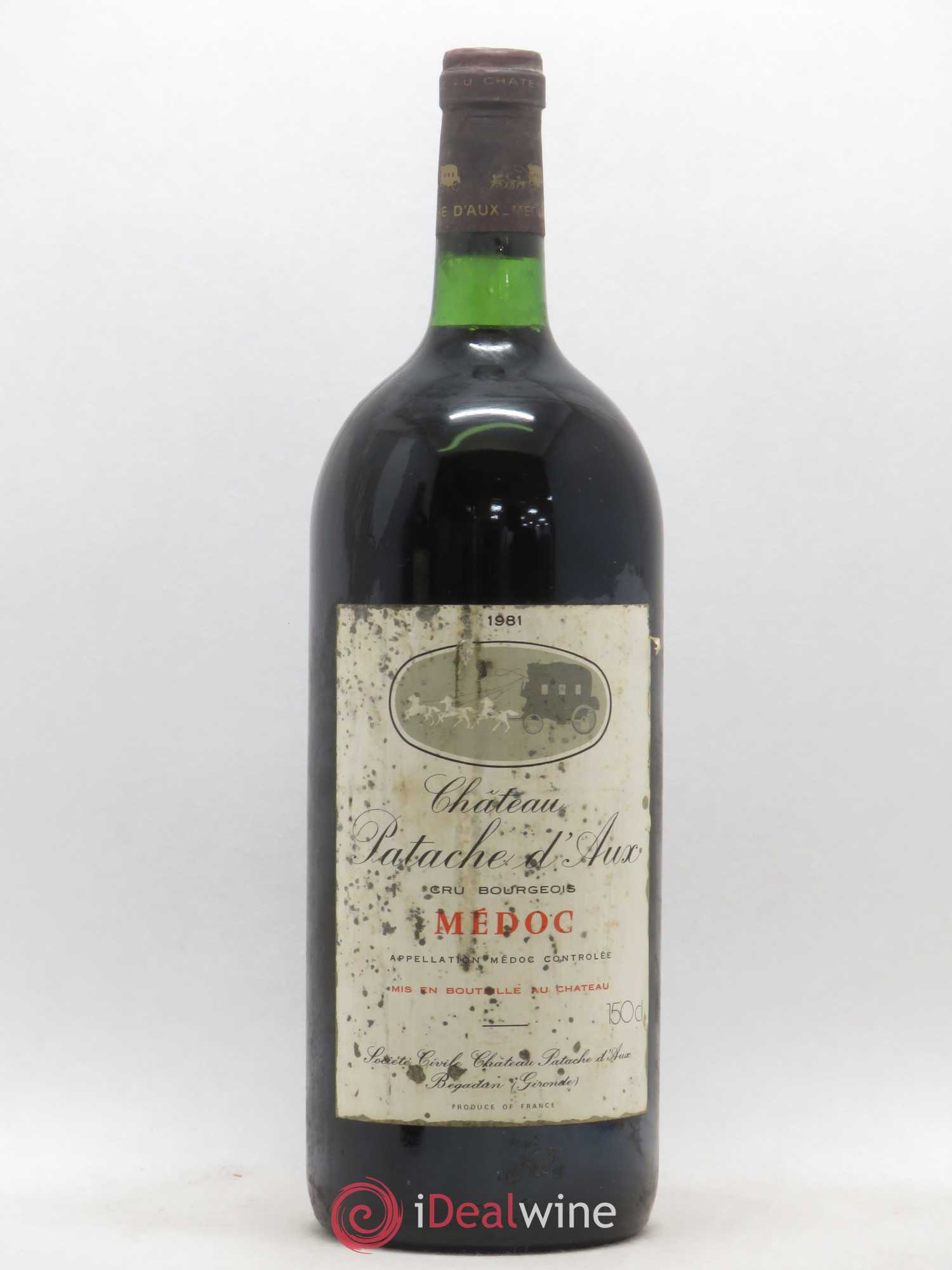 Château Patache d'Aux Cru Bourgeois 1981 - Lotto di 1 magnum - 0