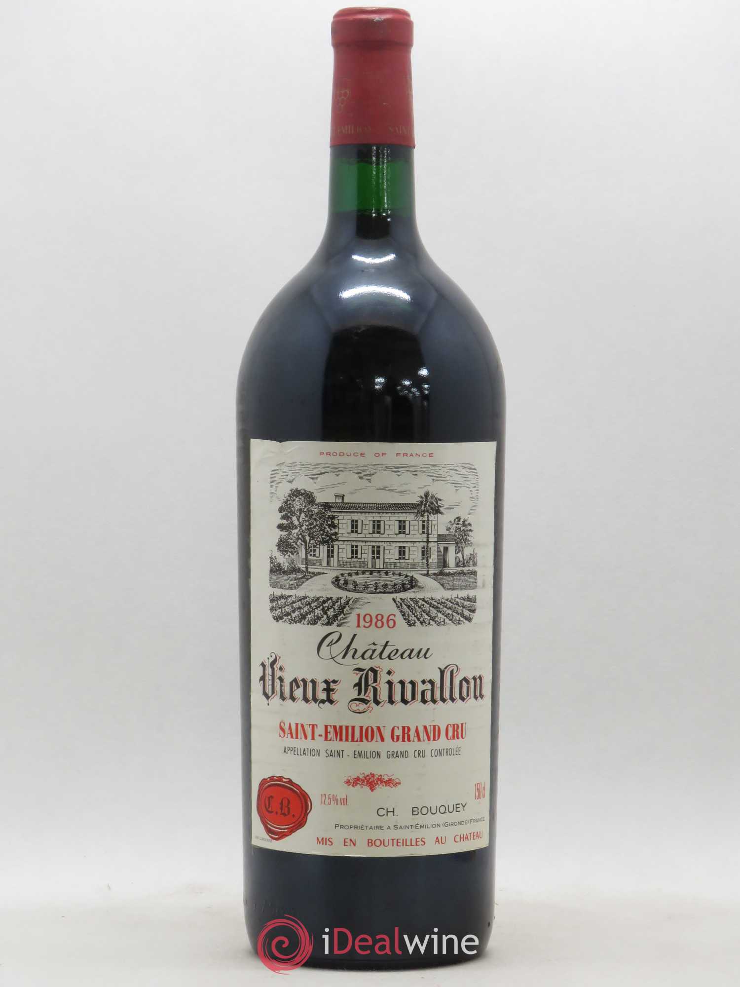 Saint-Émilion Grand Cru Château Vieux Rivallon (sans prix de réserve) 1986 - Posten von 1 Magnum - 0
