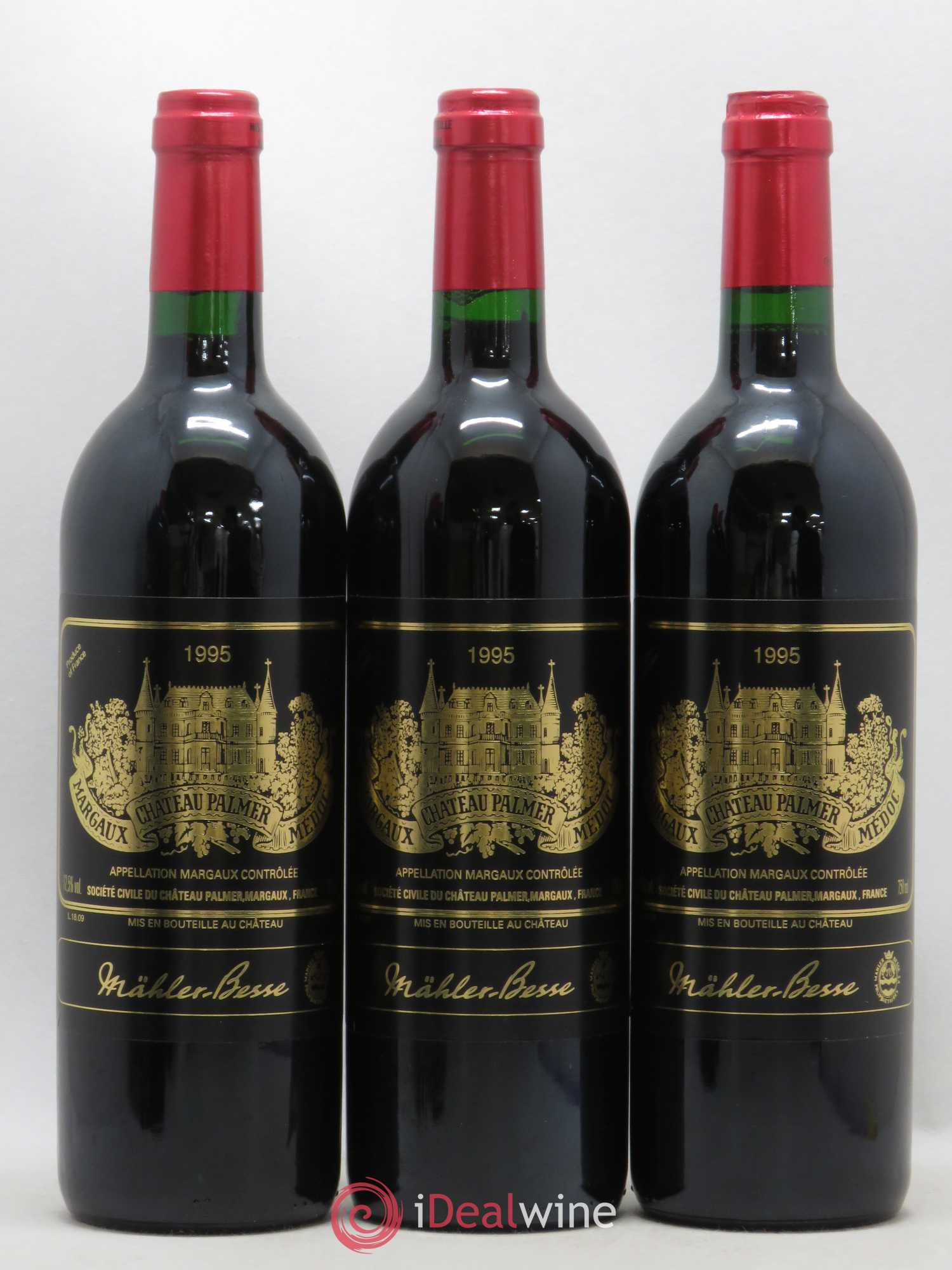 Château Palmer 3ème Grand Cru Classé 1995 - Lot de 12 bouteilles - 3