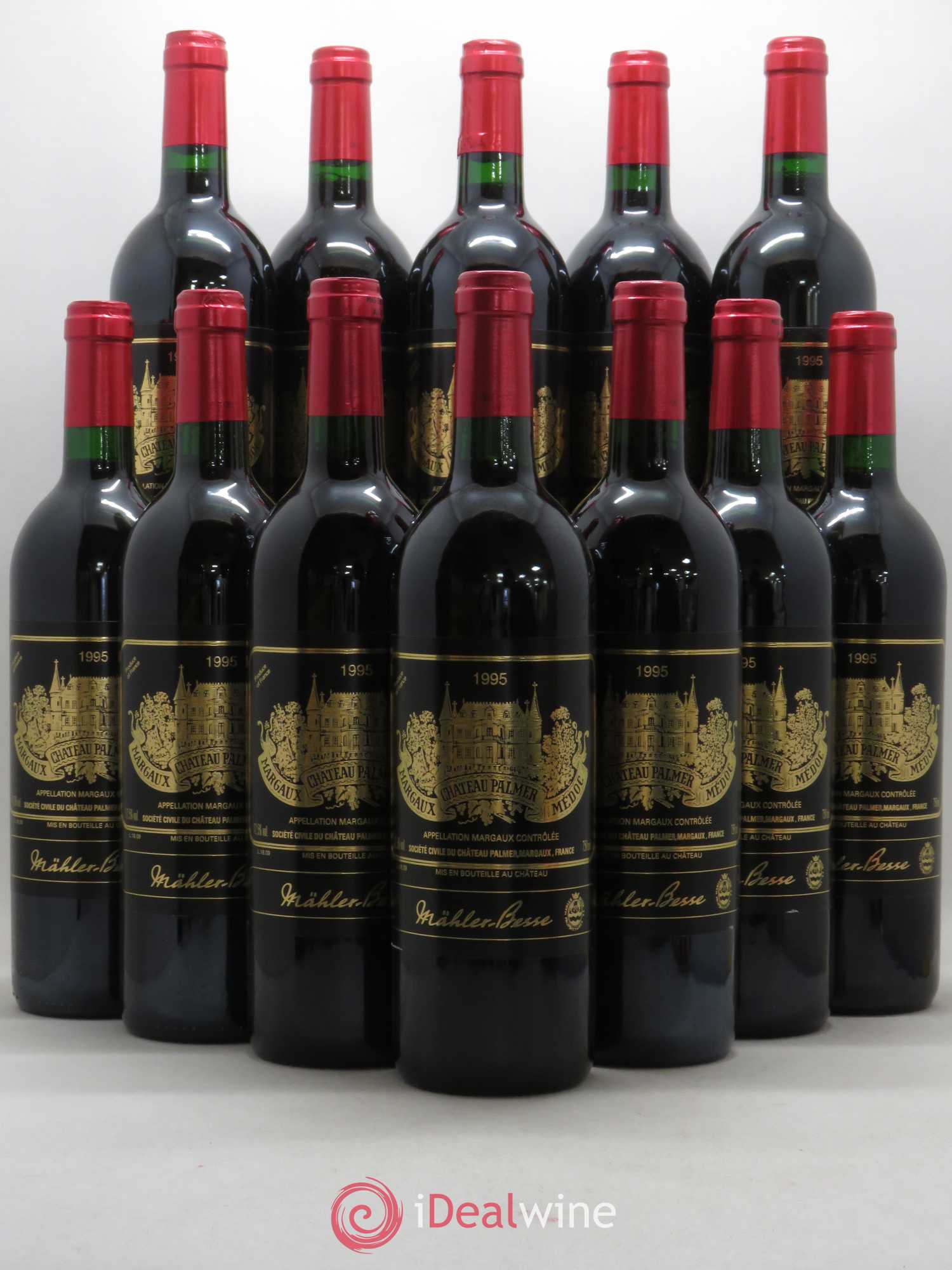 Château Palmer 3ème Grand Cru Classé 1995 - Lot de 12 bouteilles - 0