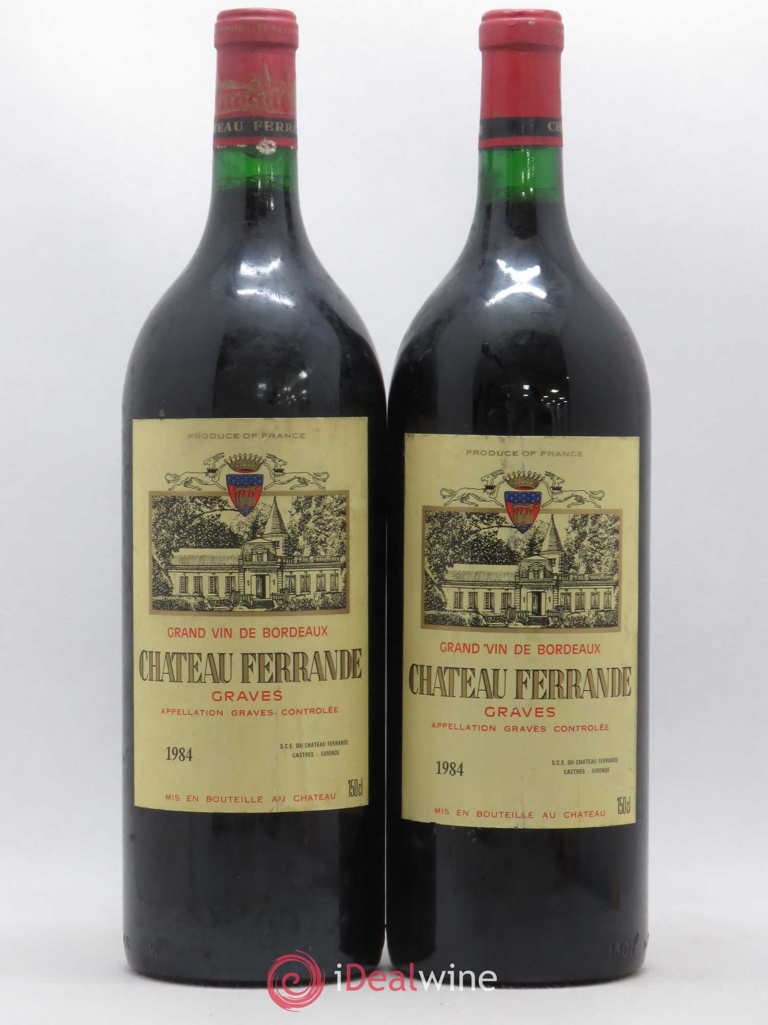 Château Ferrande Graves 1984 - Lot de 2 magnums - 0