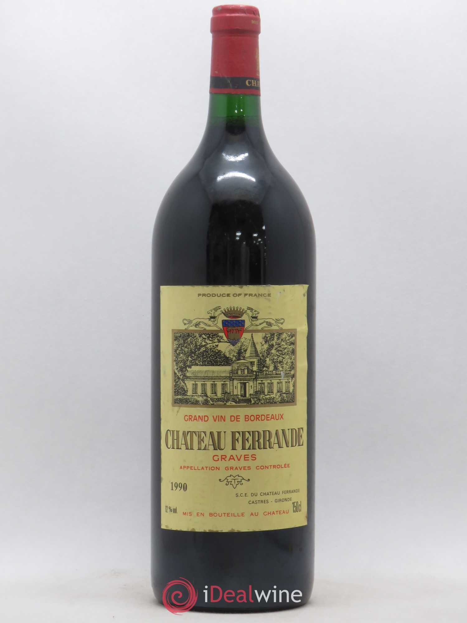 Château Ferrande Graves 1990 - Posten von 1 Magnum - 0