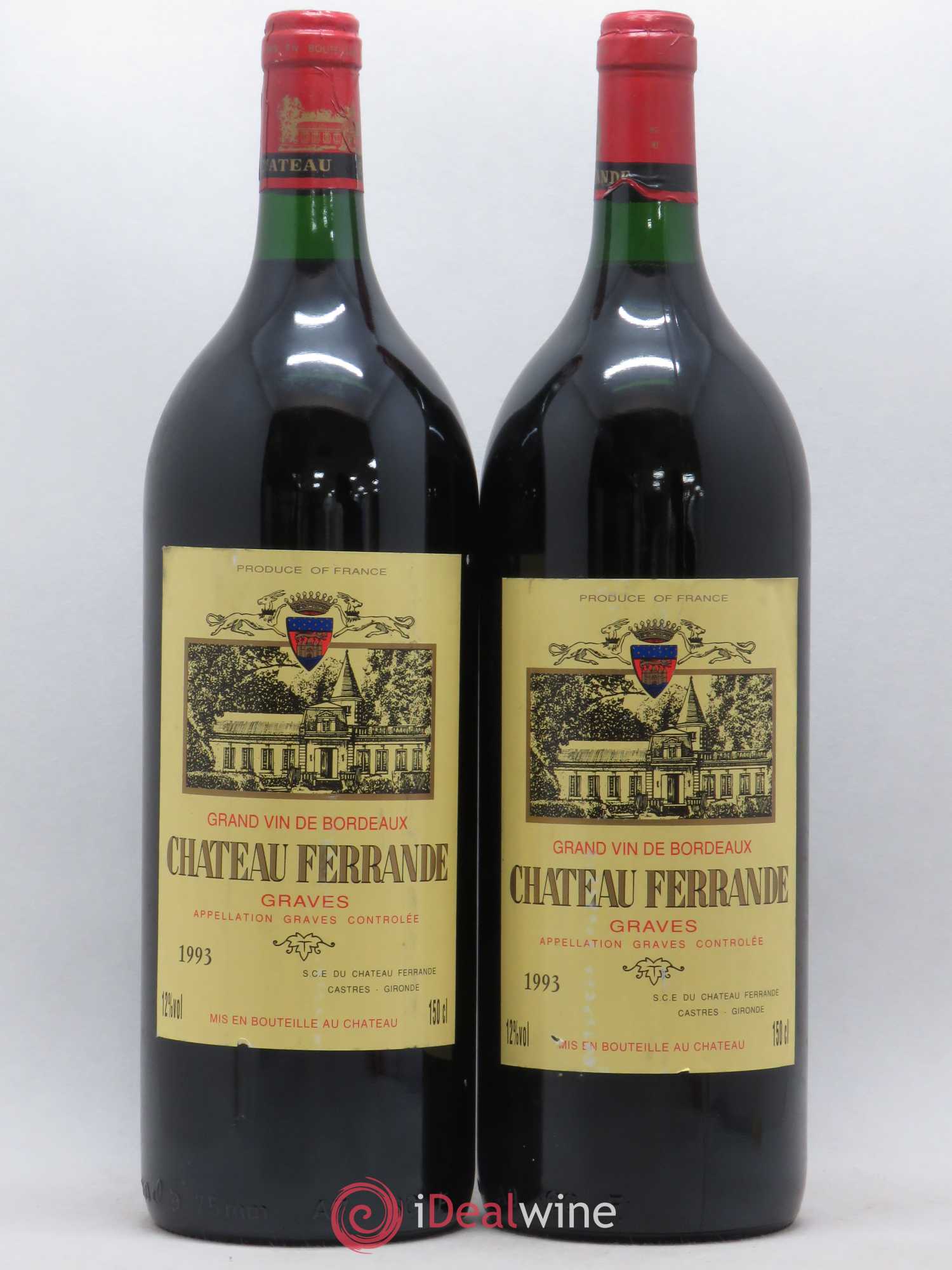 Château Ferrande Graves (sans prix de réserve) 1993 - Posten von 2 Magnum - 0