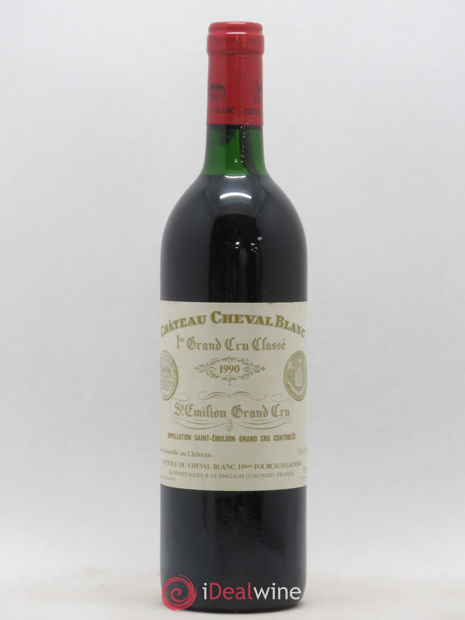 Château Cheval Blanc 1er Grand Cru Classé A 1990 - Lot de 1 bouteille - 0