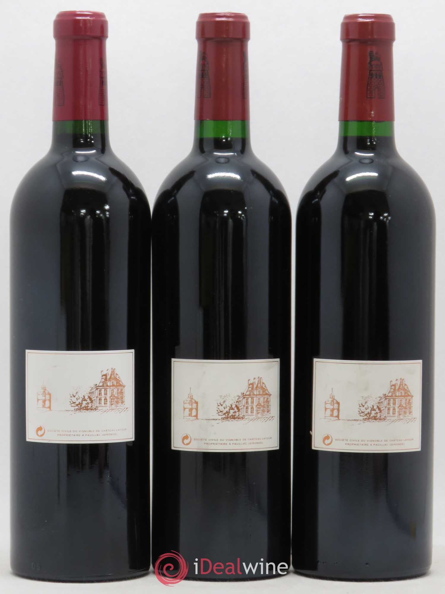 Château Latour 1er Grand Cru Classé 1998 - Lot de 3 bouteilles - 1