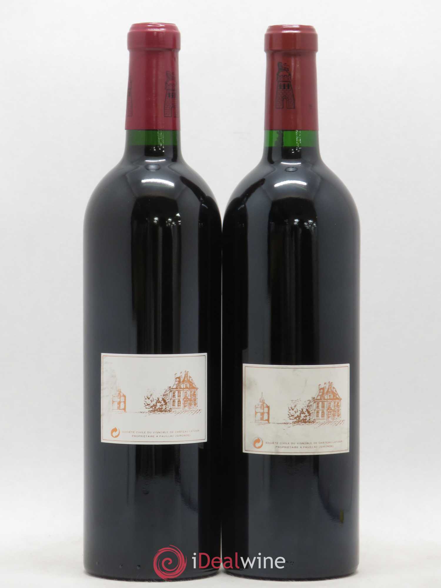 Château Latour 1er Grand Cru Classé 1998 - Lot de 2 bouteilles - 1