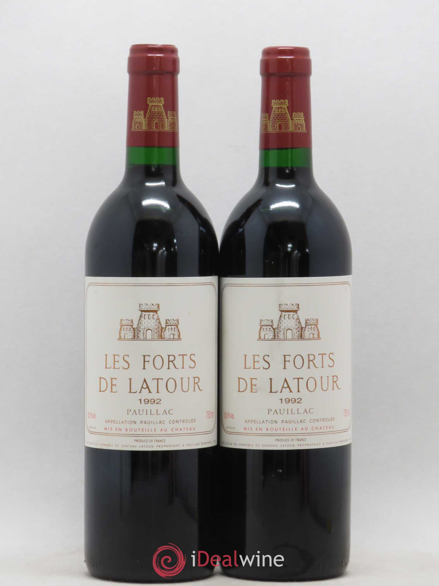 Les Forts de Latour Second Vin 1992 - Lot de 2 bouteilles - 0