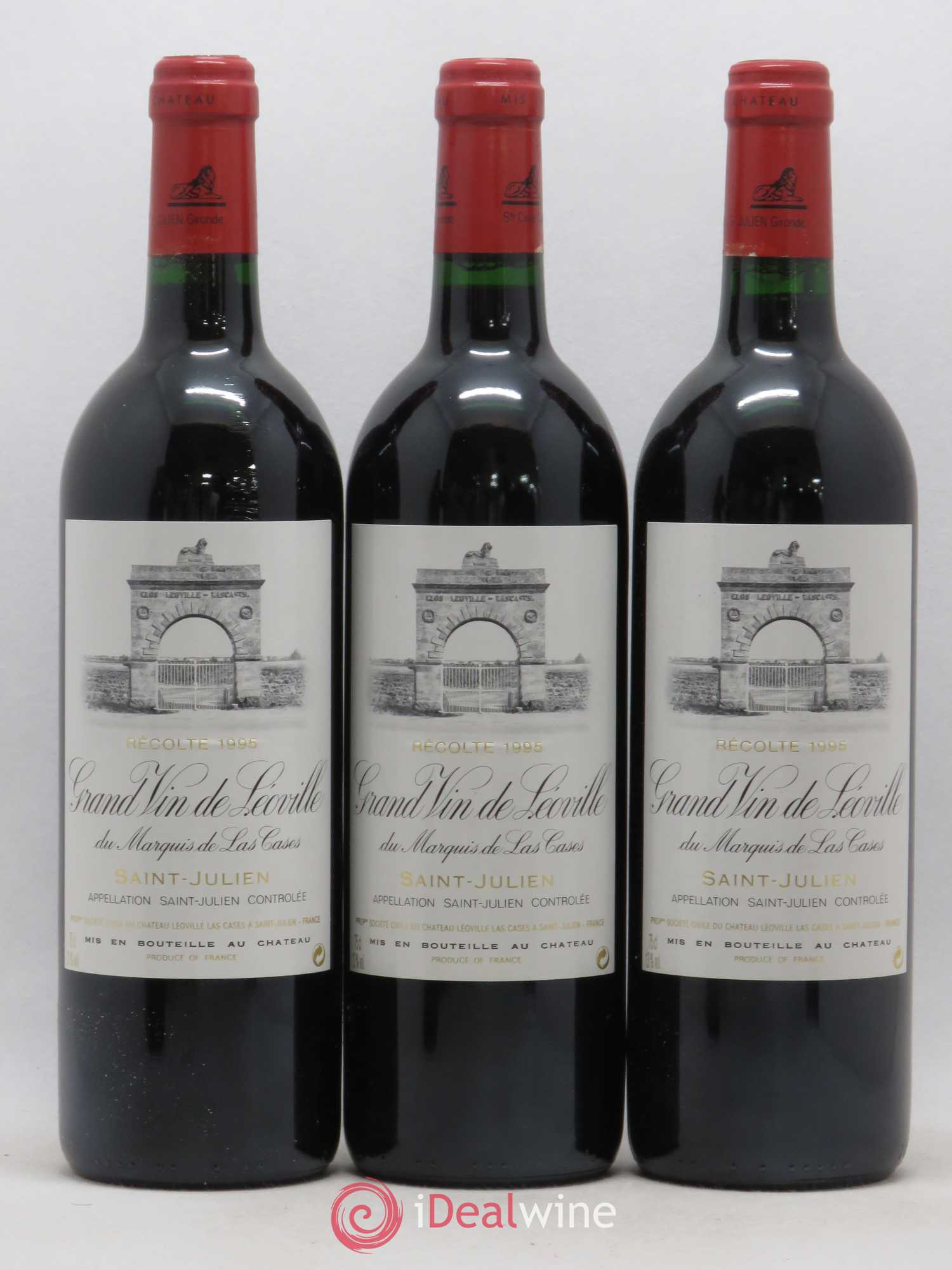Château Léoville Las Cases 2ème Grand Cru Classé 1995 - Lot de 12 bouteilles - 1
