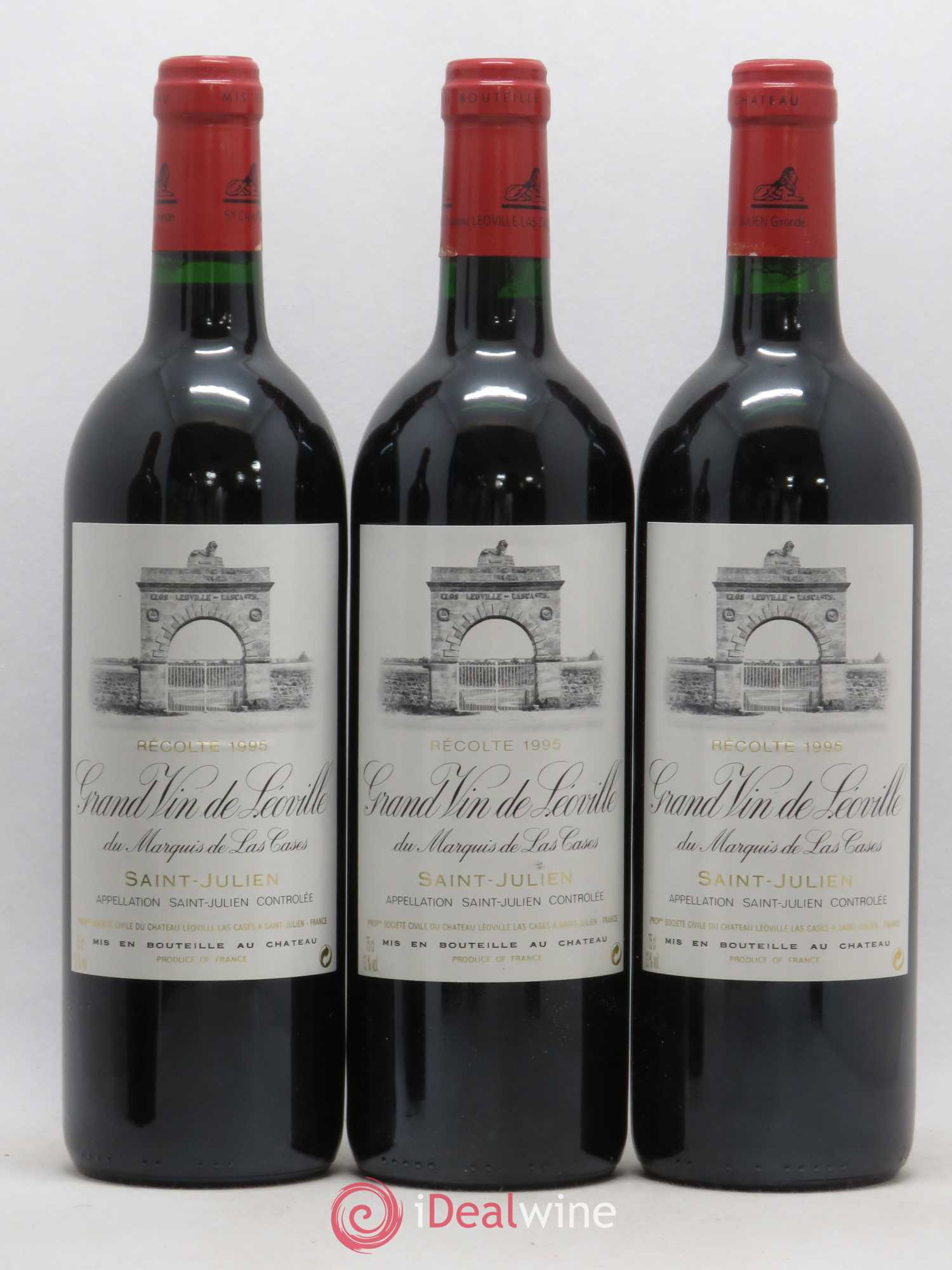 Château Léoville Las Cases 2ème Grand Cru Classé 1995 - Lot de 12 bouteilles - 2