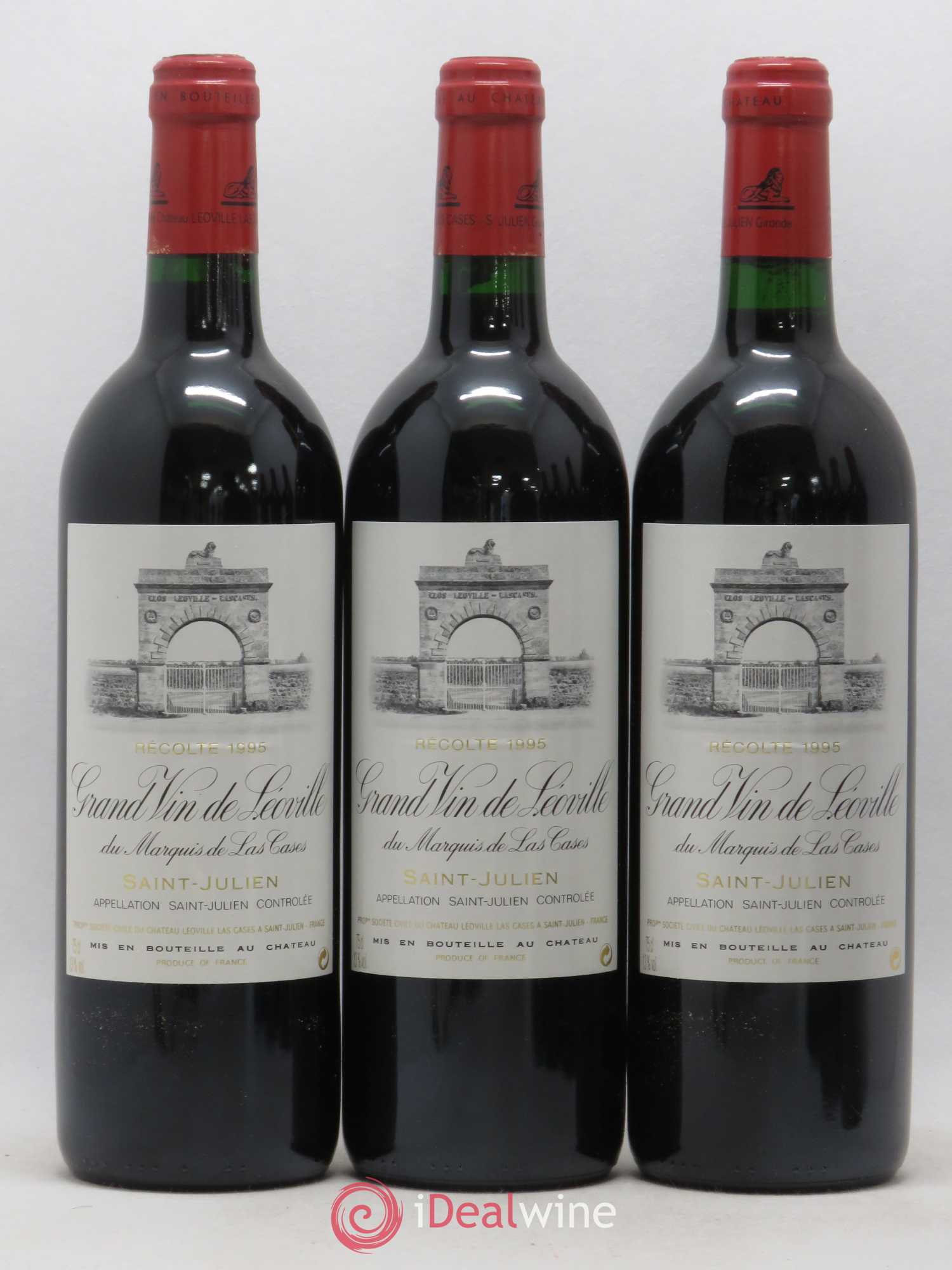 Château Léoville Las Cases 2ème Grand Cru Classé 1995 - Lot de 12 bouteilles - 3