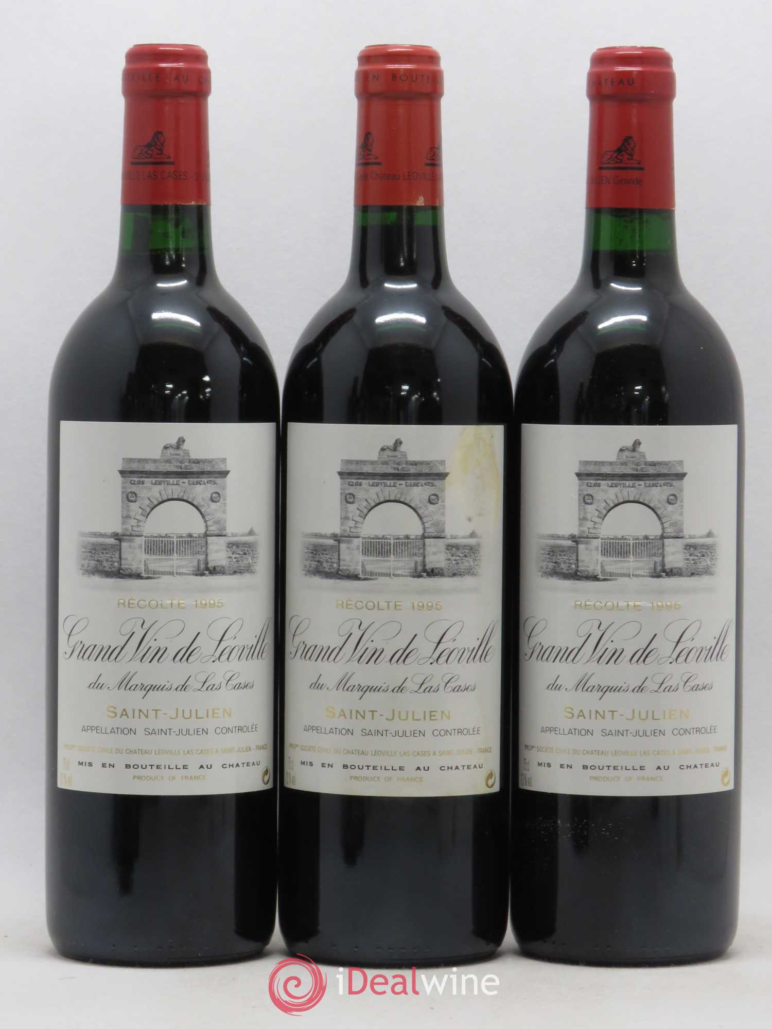Château Léoville Las Cases 2ème Grand Cru Classé 1995 - Lot de 12 bouteilles - 4