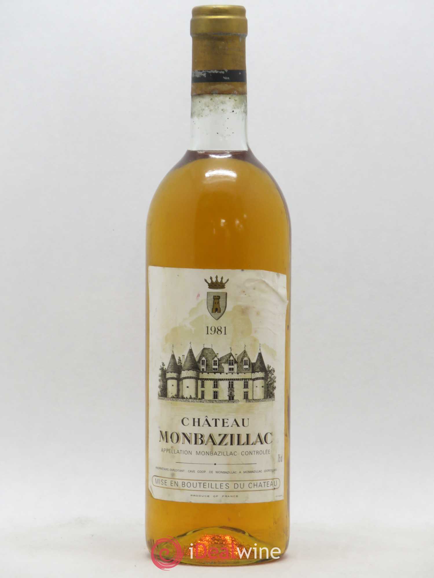 Monbazillac Château de Monbazillac 1981 - Posten von 1 Flasche - 0