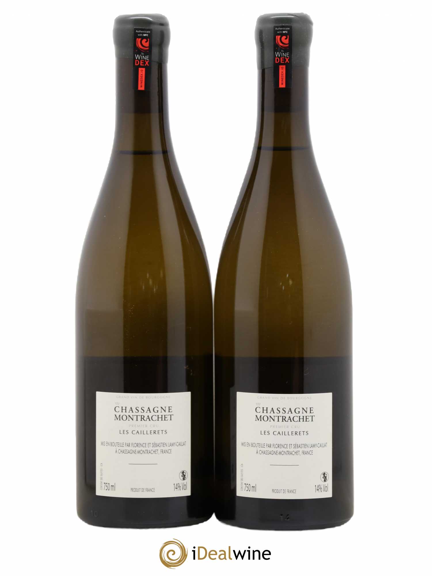 Chassagne-Montrachet 1er Cru Les Caillerets Lamy-Caillat (Domaine) 2019 - Lot de 2 bouteilles - 1