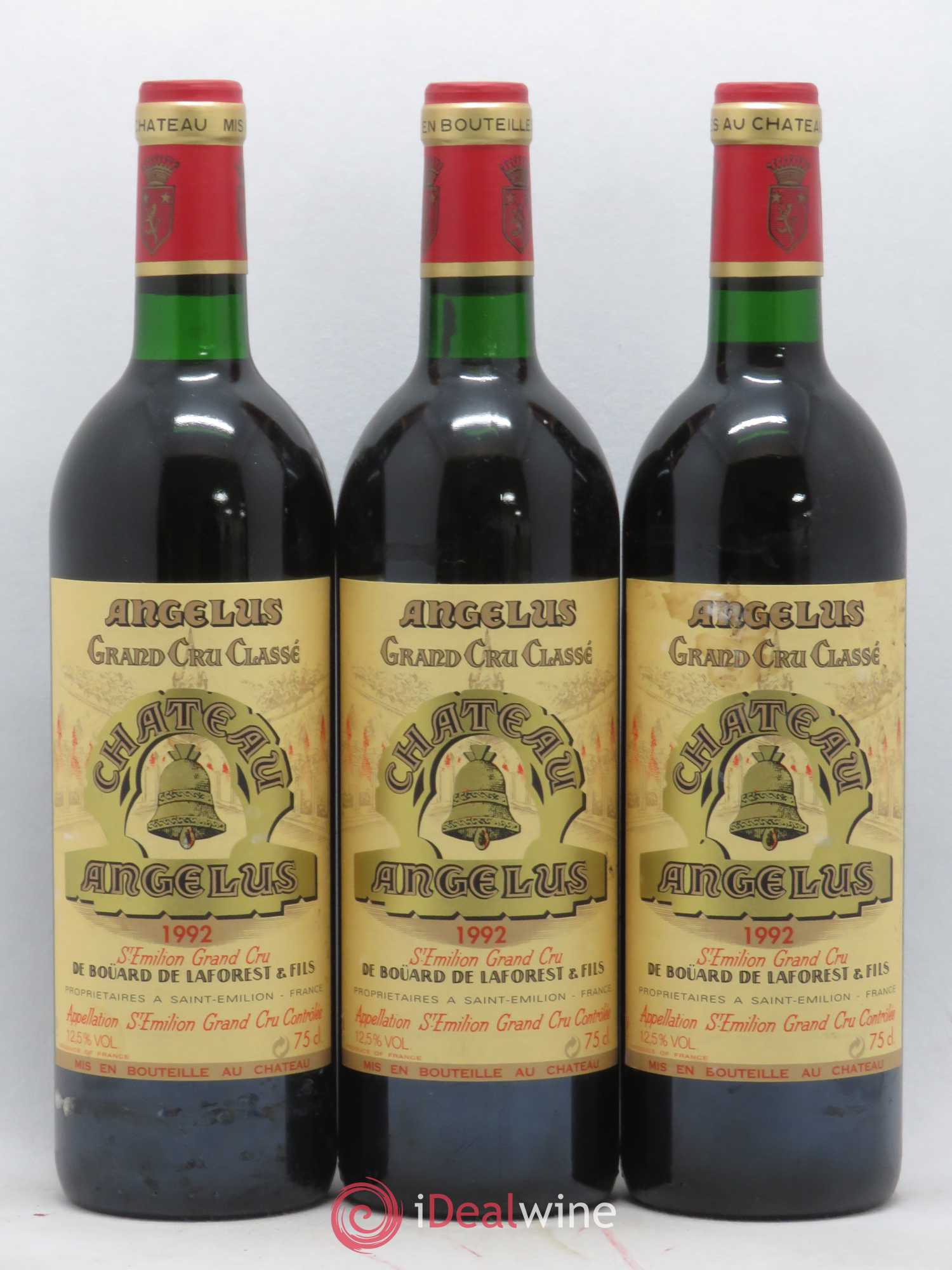 Château Angélus 1er Grand Cru Classé A 1992 - Lot de 6 bouteilles - 2