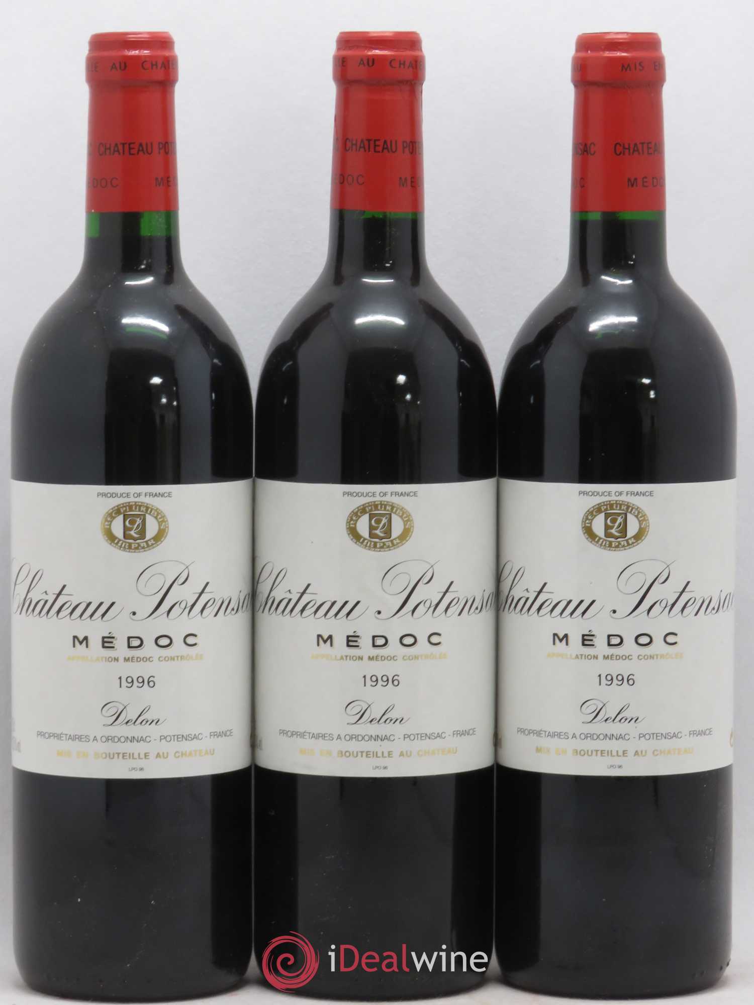 Château Potensac 1996 - Lot de 12 bouteilles - 1