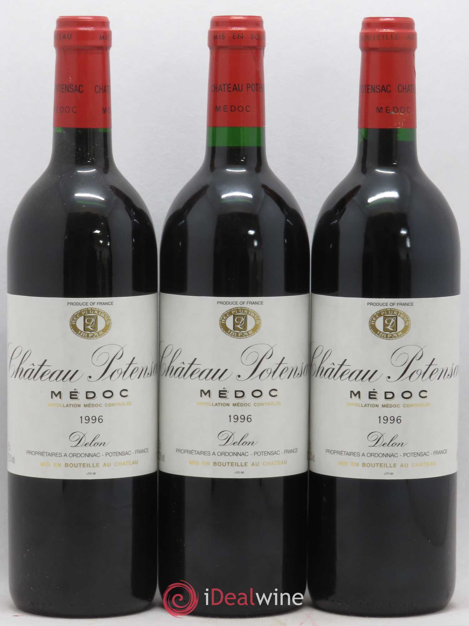 Château Potensac 1996 - Lot de 12 bouteilles - 2