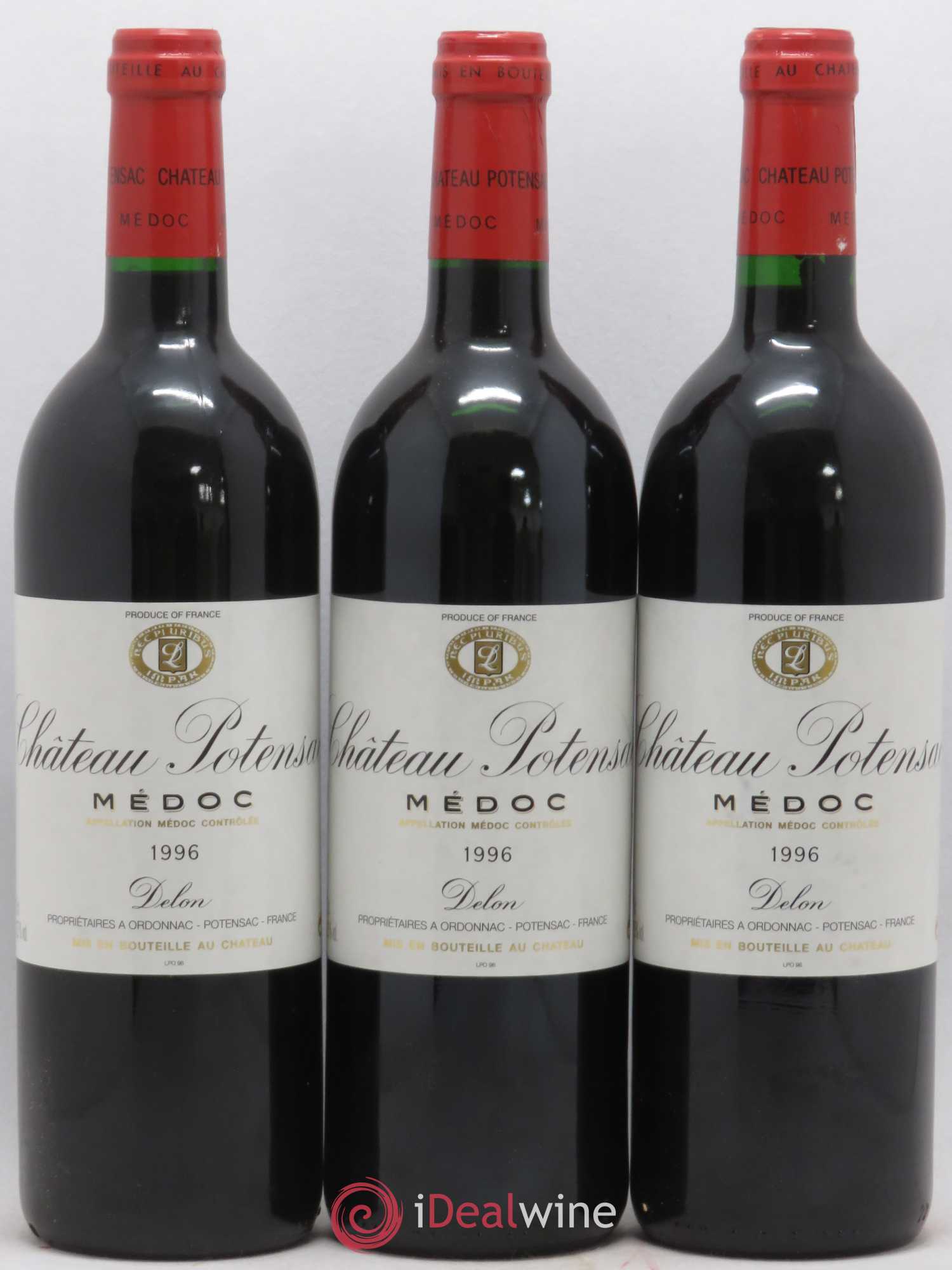 Château Potensac 1996 - Lot de 12 bouteilles - 4
