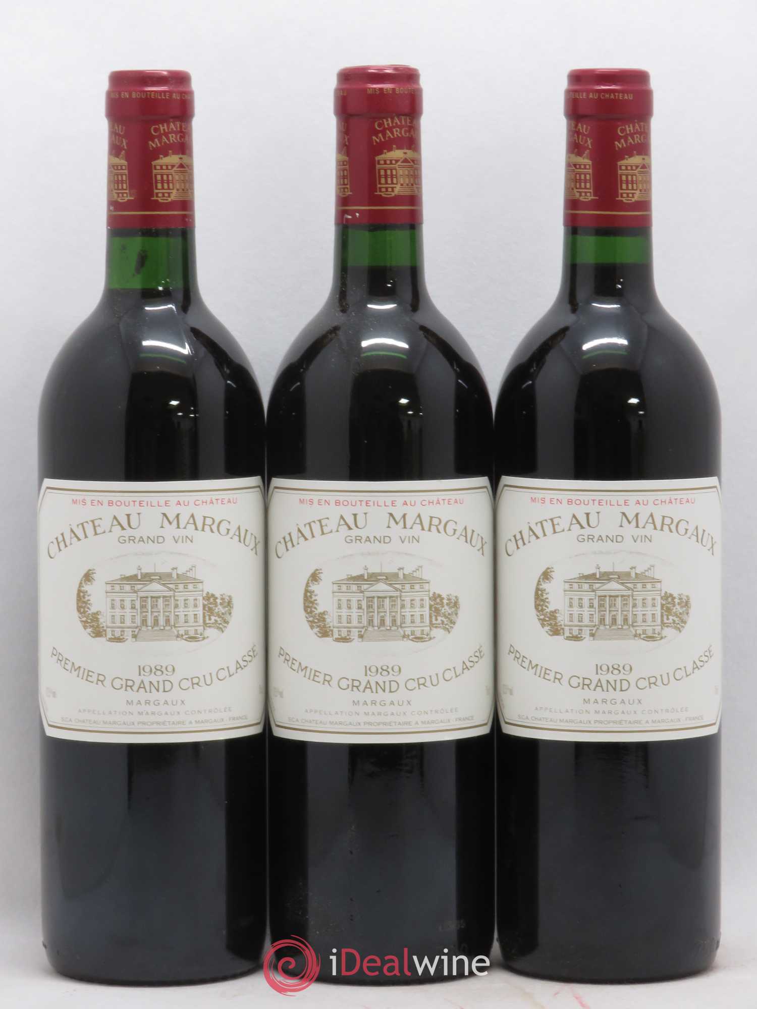 Château Margaux 1er Grand Cru Classé 1989 - Lot de 12 bouteilles - 1
