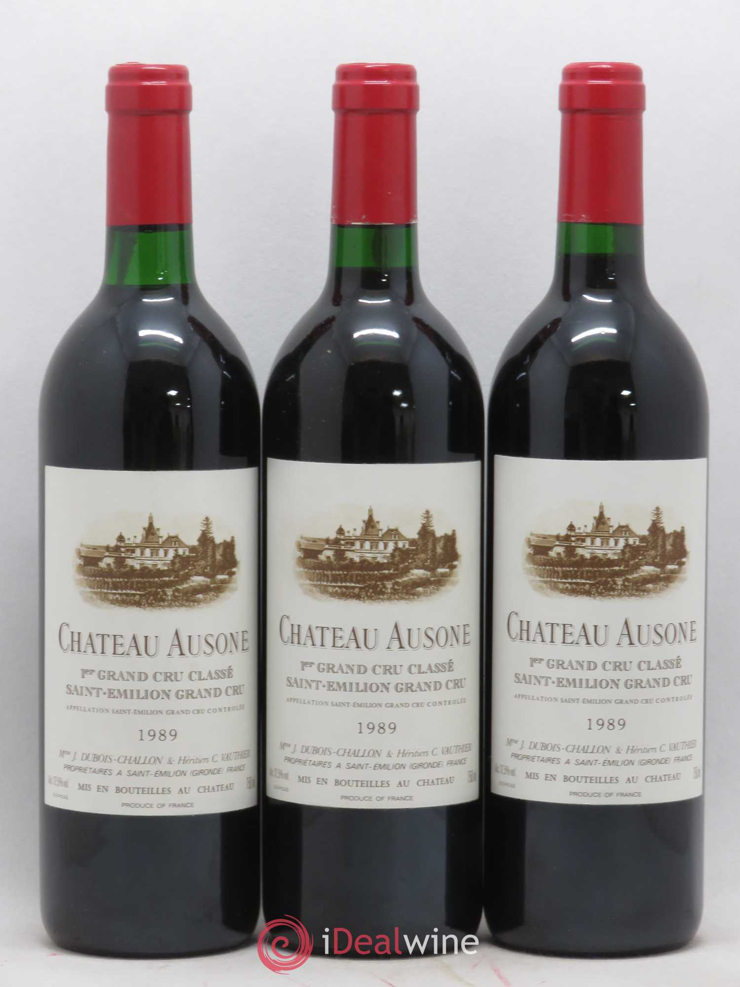 Château Ausone 1er Grand Cru Classé A 1989 - Lot de 6 bouteilles - 2