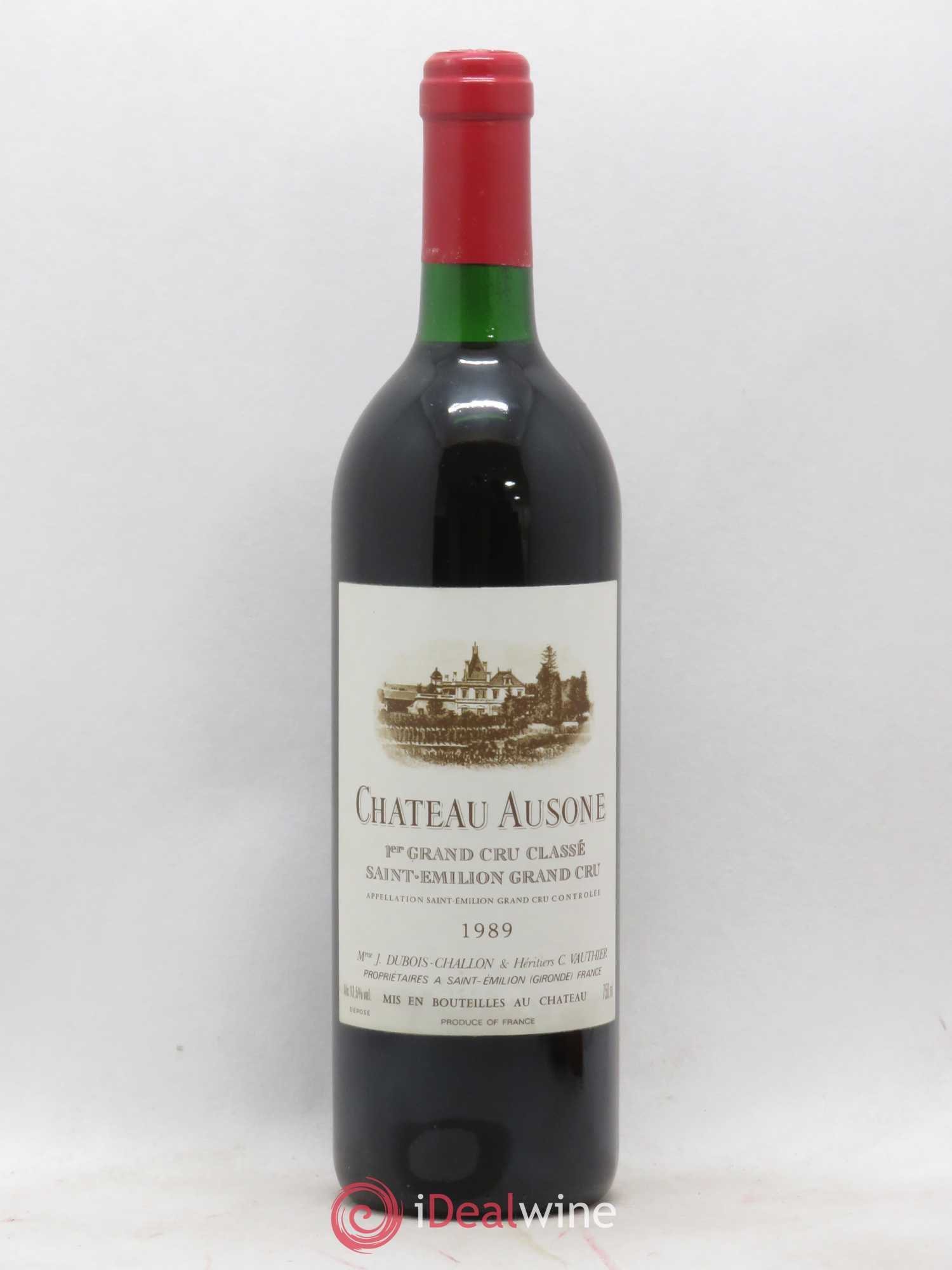 Château Ausone 1er Grand Cru Classé A 1989 - Lot de 1 bouteille - 0