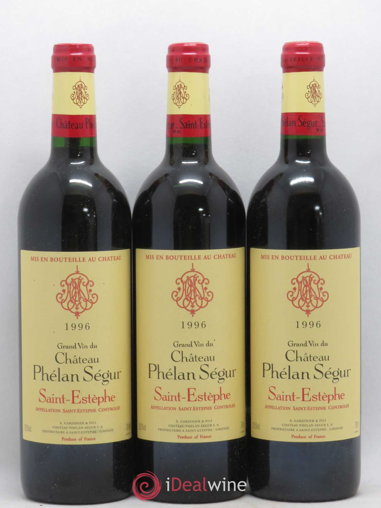 Château Phélan Ségur 1996 - Lot de 6 bouteilles - 1