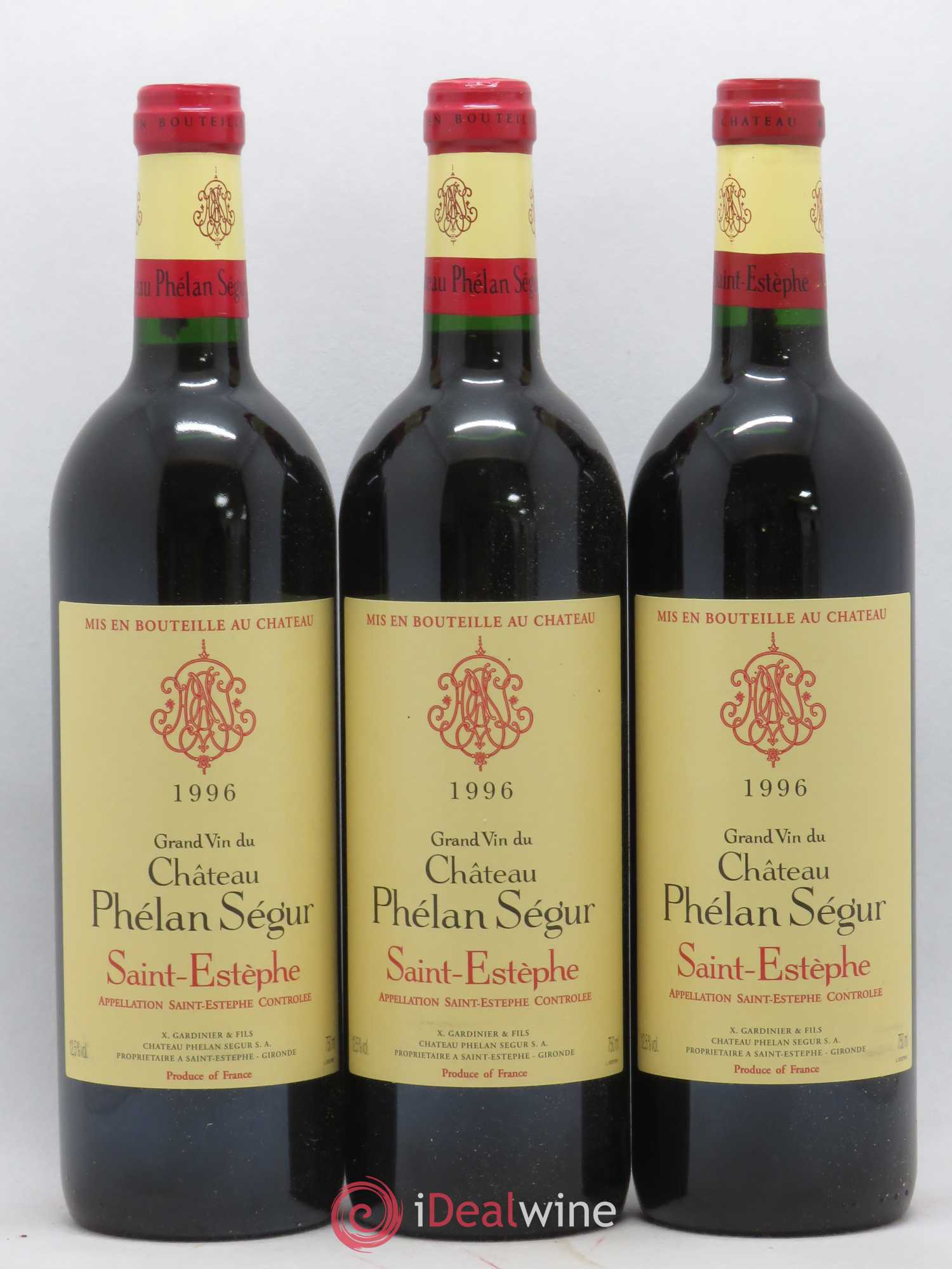 Château Phélan Ségur 1996 - Lot de 6 bouteilles - 2