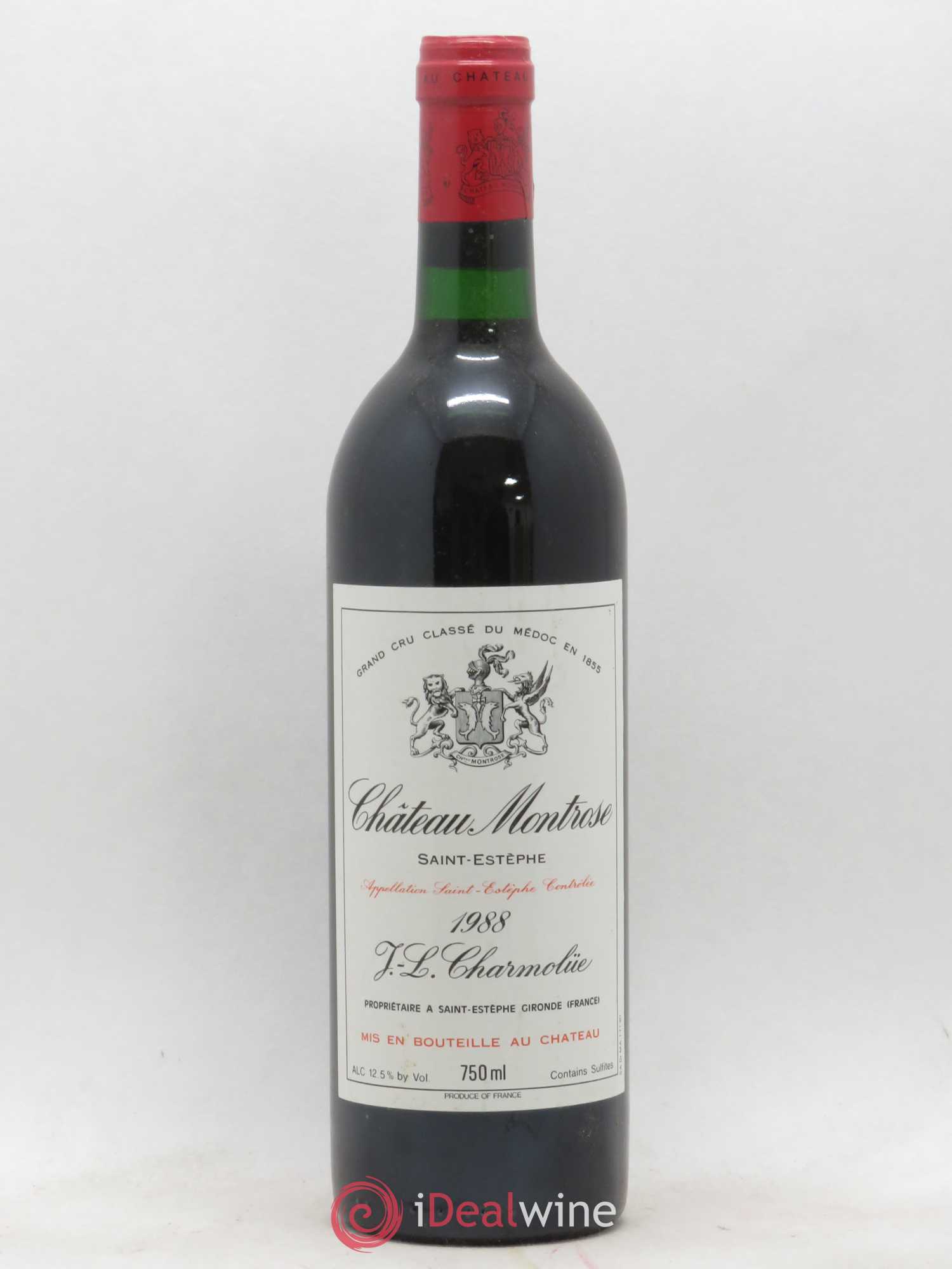 Château Montrose 2ème Grand Cru Classé 1988 - Lot de 1 bouteille - 0