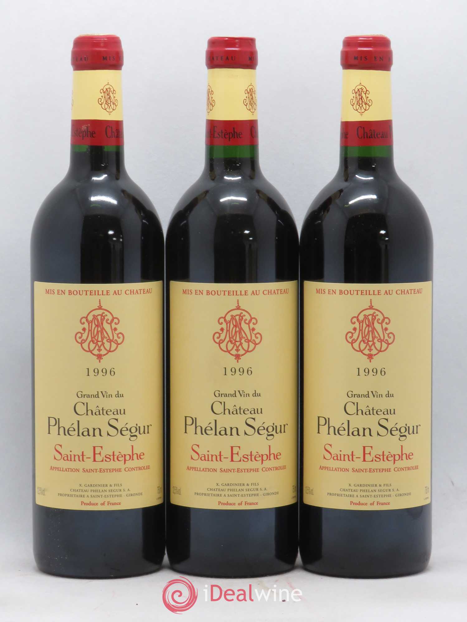 Château Phélan Ségur 1996 - Lot de 12 bouteilles - 2