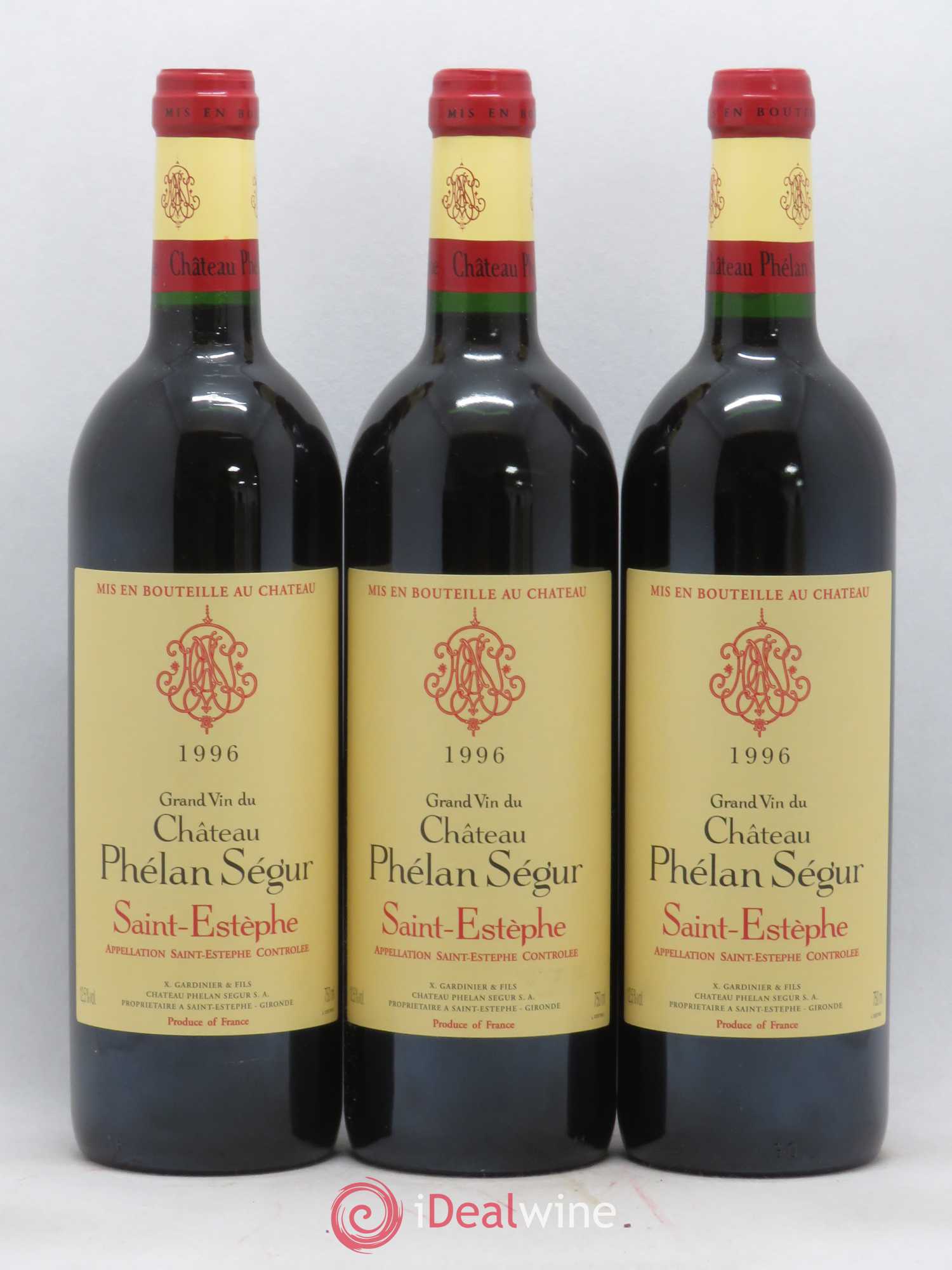 Château Phélan Ségur 1996 - Lot de 12 bouteilles - 4