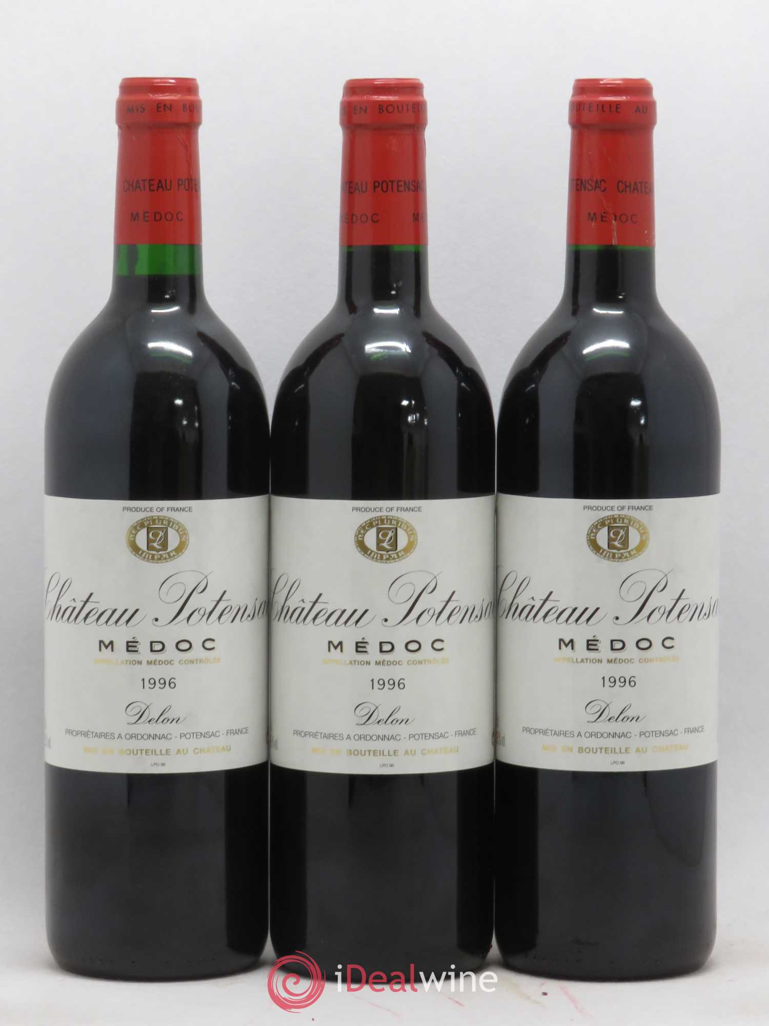 Château Potensac 1996 - Lot de 12 bouteilles - 1