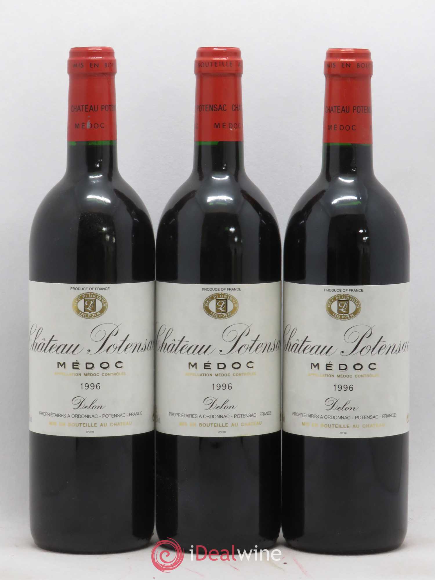 Château Potensac 1996 - Lot de 12 bouteilles - 4