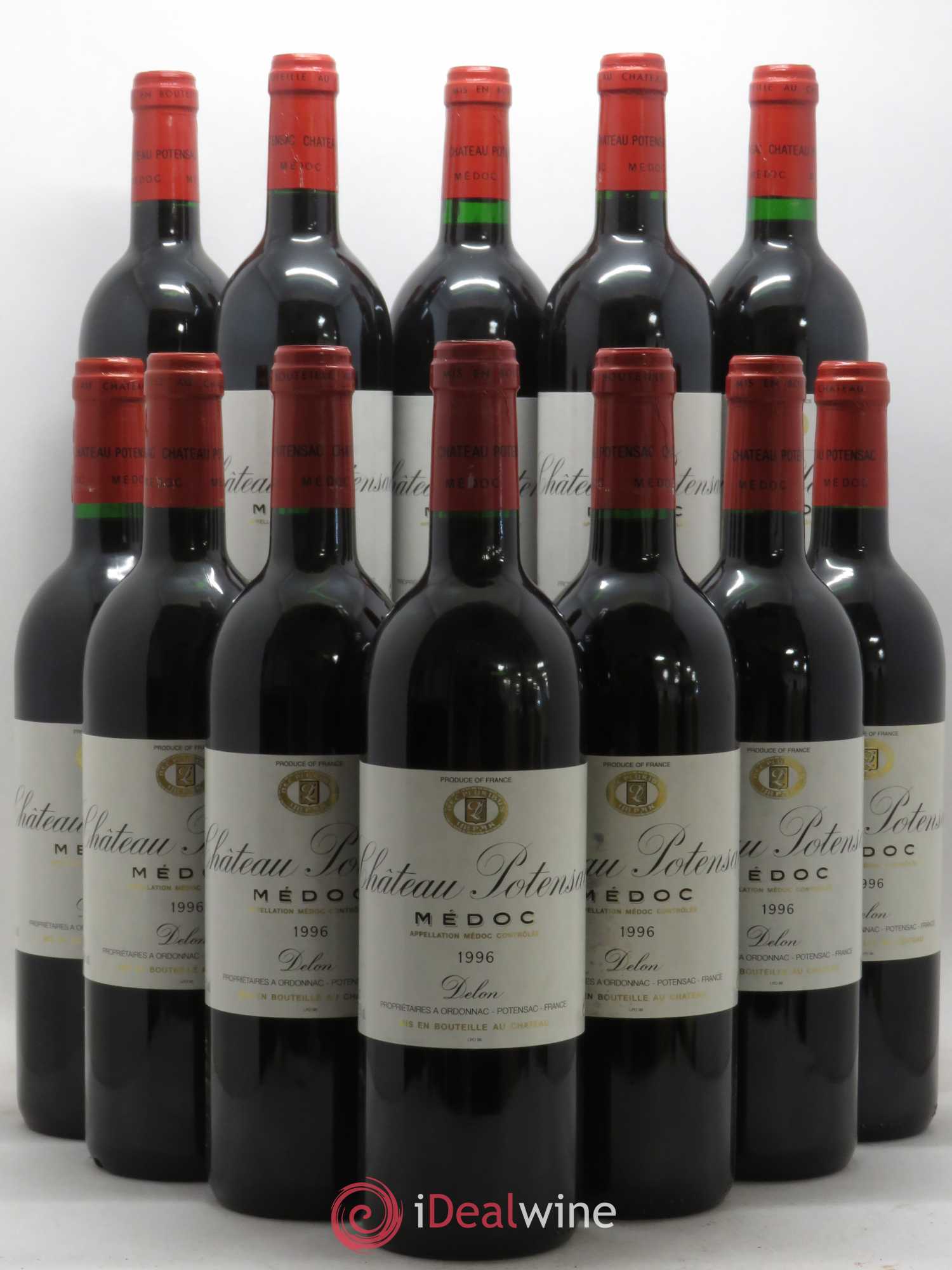 Château Potensac 1996 - Lot de 12 bouteilles - 0