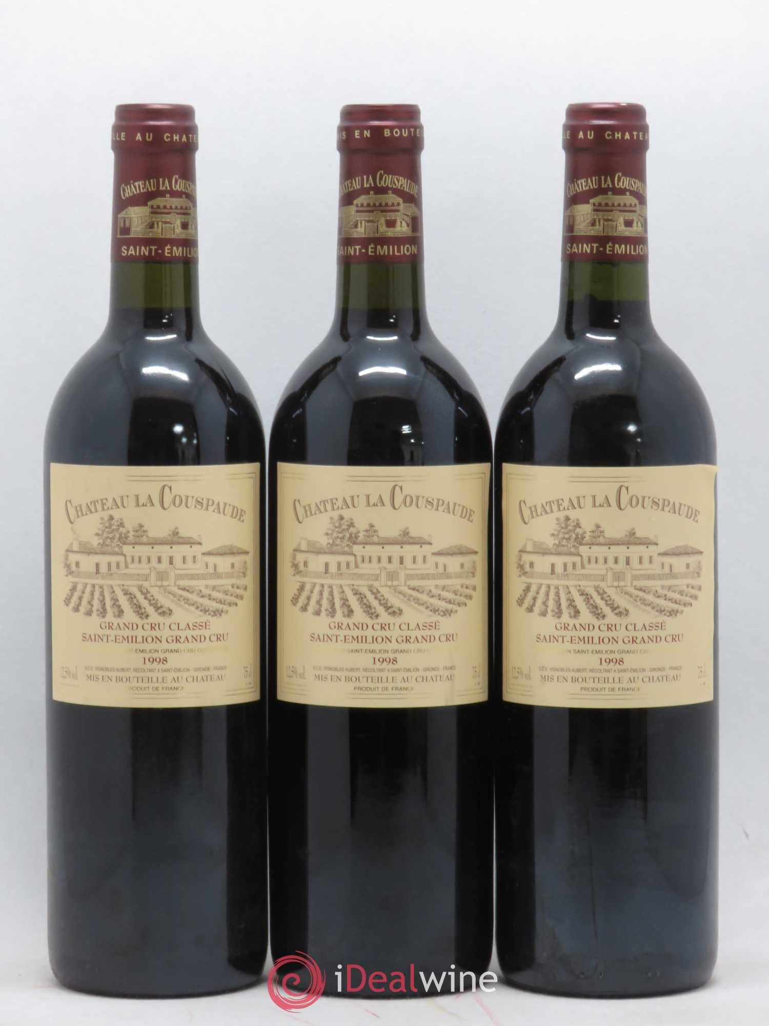 Château la Couspaude Grand Cru Classé 1998 - Lot de 12 bouteilles - 4