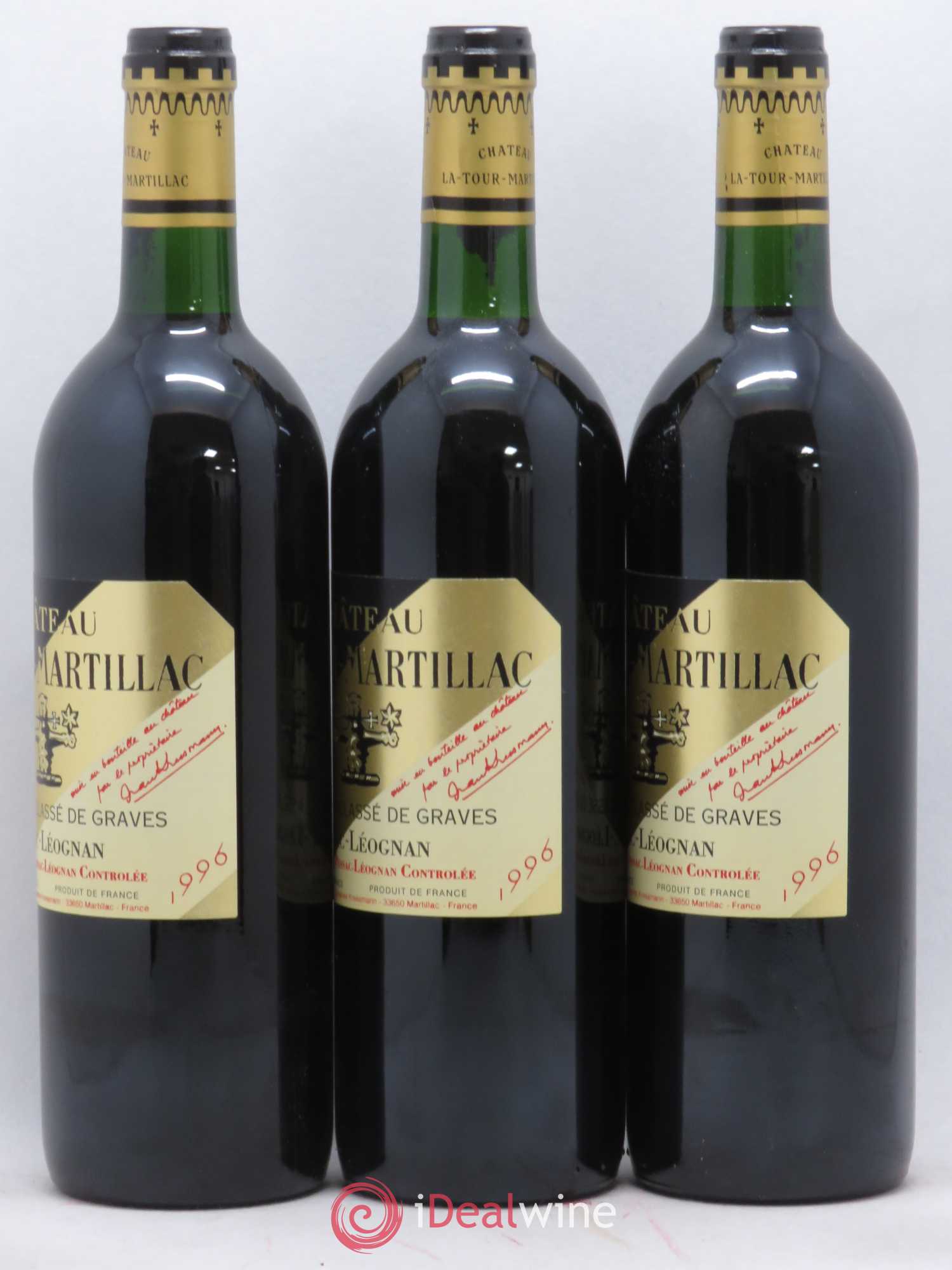 Château Latour-Martillac Cru Classé de Graves 1996 - Lot de 12 bouteilles - 4