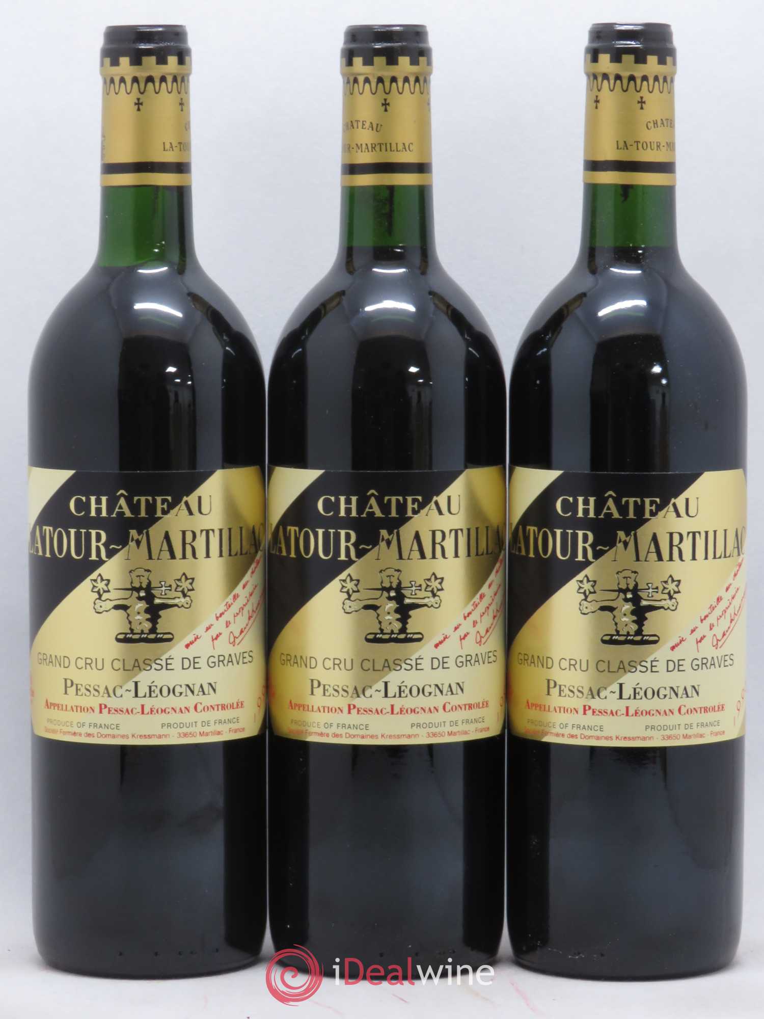 Château Latour-Martillac Cru Classé de Graves 1996 - Lot de 12 bouteilles - 5
